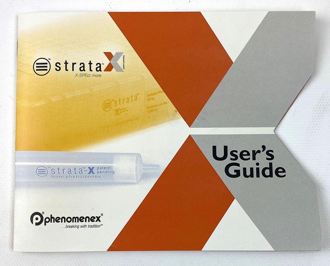 New open box Phenomenex Strata-X (8B-S100-UBJ) 33µm