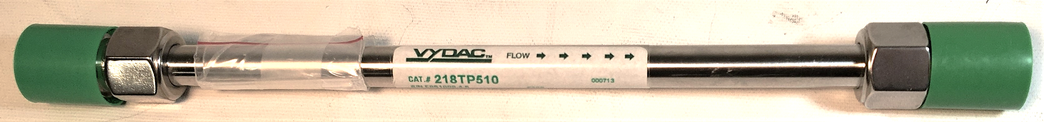 Used Vydac 218TP510 C18 Semi-Preparative HPLC Column (25 cm × 10 mm x 5µm)