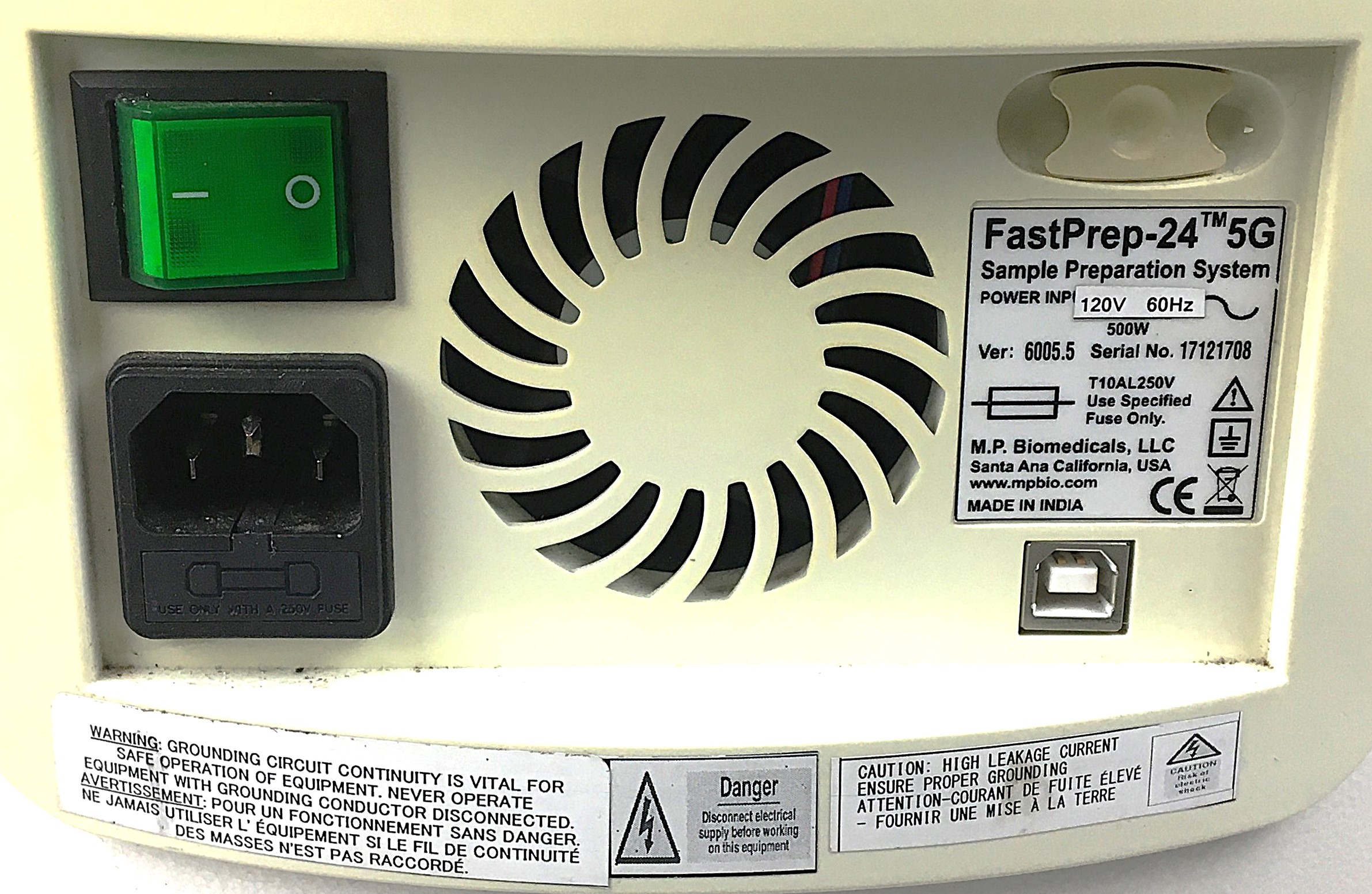 Used MP Bio FastPrep-24 5G Tissue Homogenizer