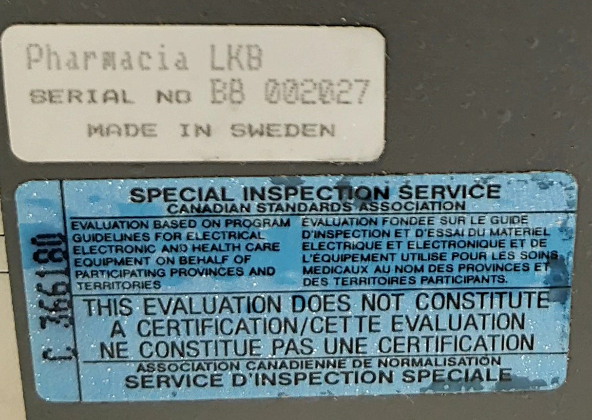 Used Pharmacia LKB RediFrac Fraction Collector