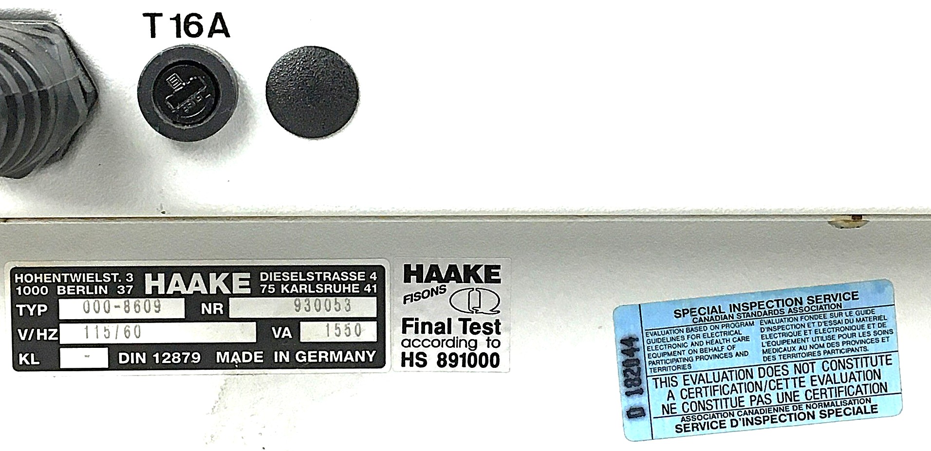 Used Haake SWB 20 Shaking Bath (19L)