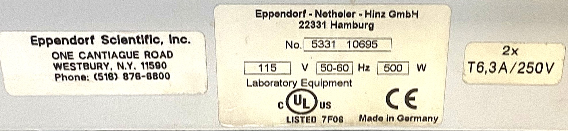 Used Eppendorf 5331 MasterCycler Gradient Thermal Cycler