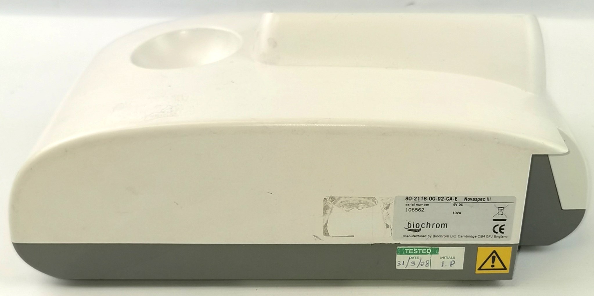 As is Biochrom Novaspec III Visible Spectrophotometer (330 to 830nm)