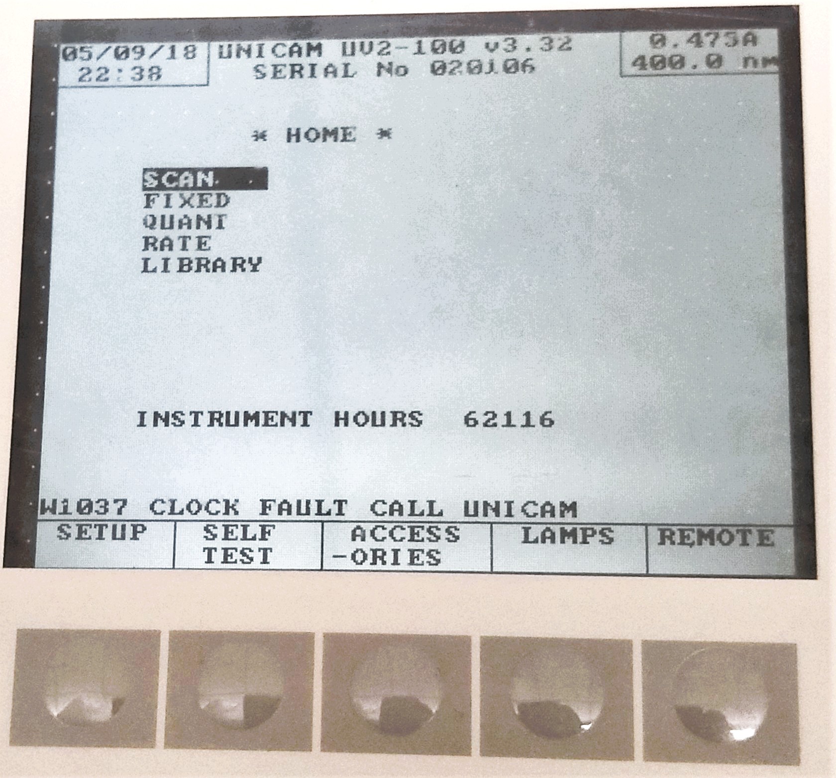 Used ATi Unicam UV2-100 UV-Visible Spectrophotometer (190 to 1100nm) - FOR PARTS