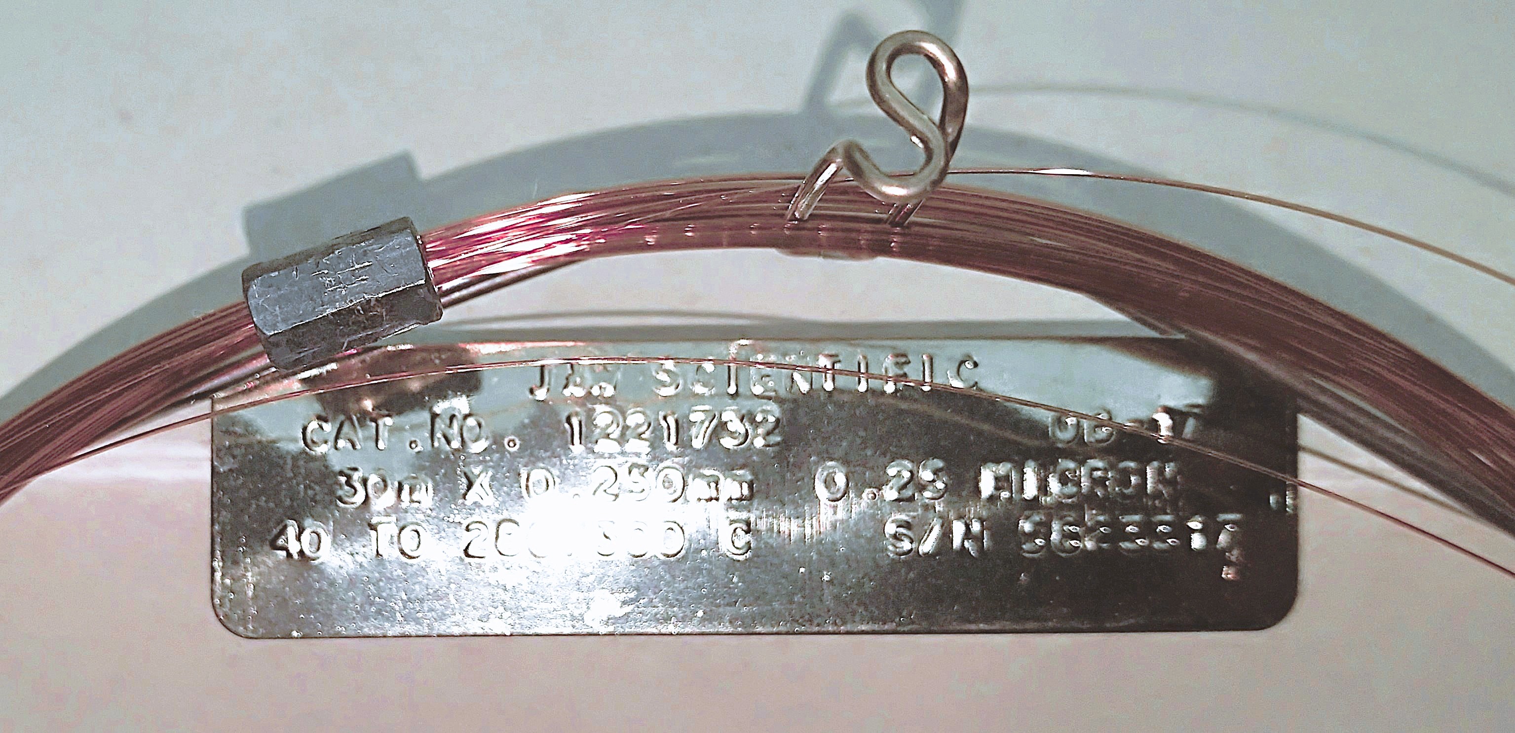 Used J&W DB-17 (122-1732) Capillary Column (30M x 0.25mm x 0.25µm)