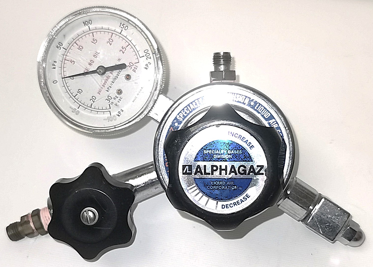 Used Air Liquide ALPHAGAZ 2501 High-Purity Gas Regulator