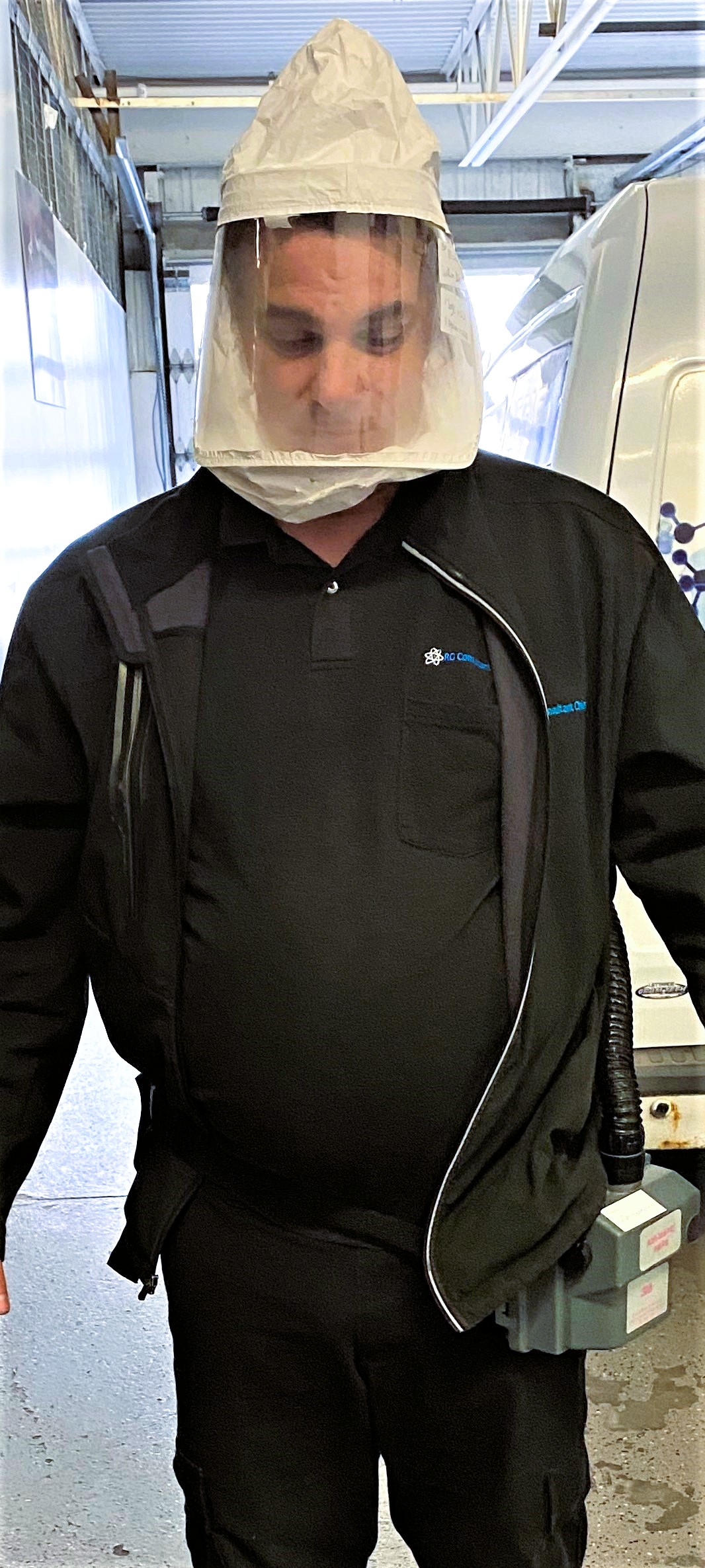 Used 3M Air-Mate HEPA Respirator (PAPR) Blower-Filter Unit