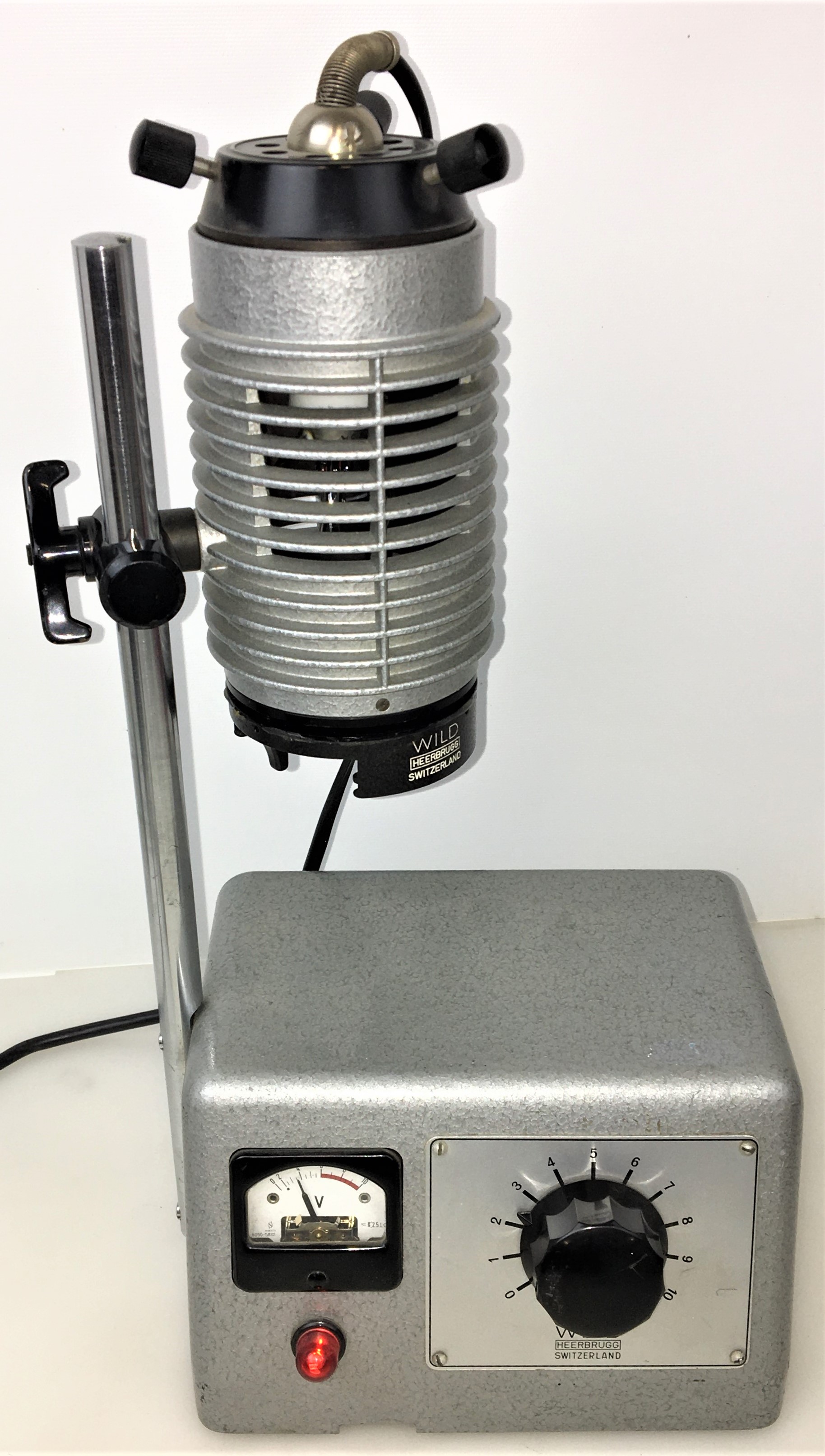 Used Wild M12 Binocular Phase-Contrast Microscope with Illuminator - 40X to 400X