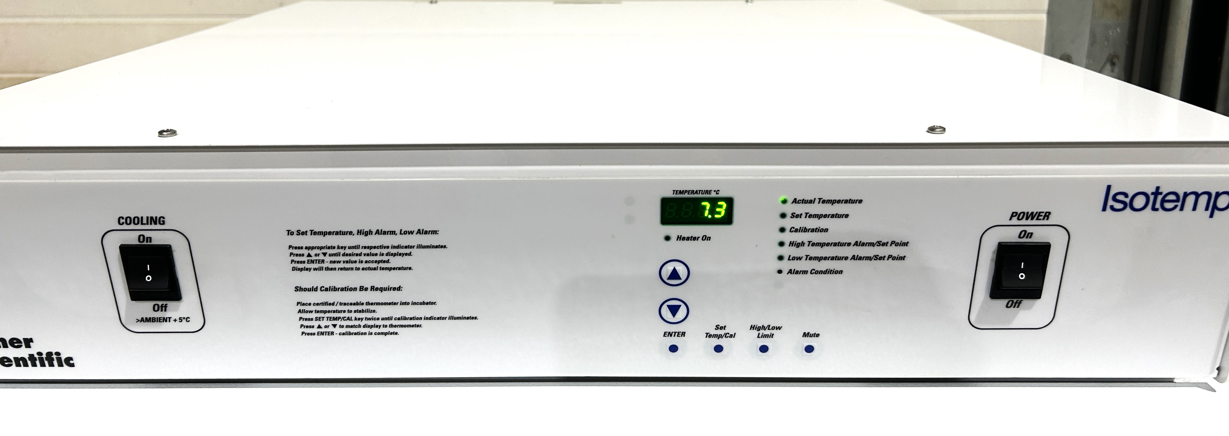 New Open Box Fisher Isotemp 3720A Refrigerated BOD Incubator (20 Cu-Ft)