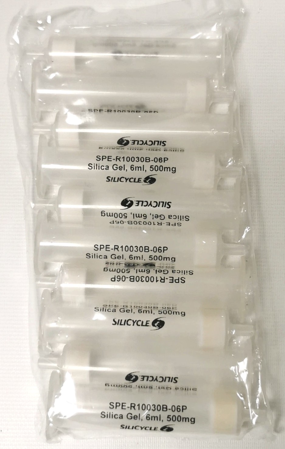New Open Box SiliCycle SiliaPrep SPE-R10030B-06P Silica Gel Cartridge - 40 to 63 µm (Box of 50)