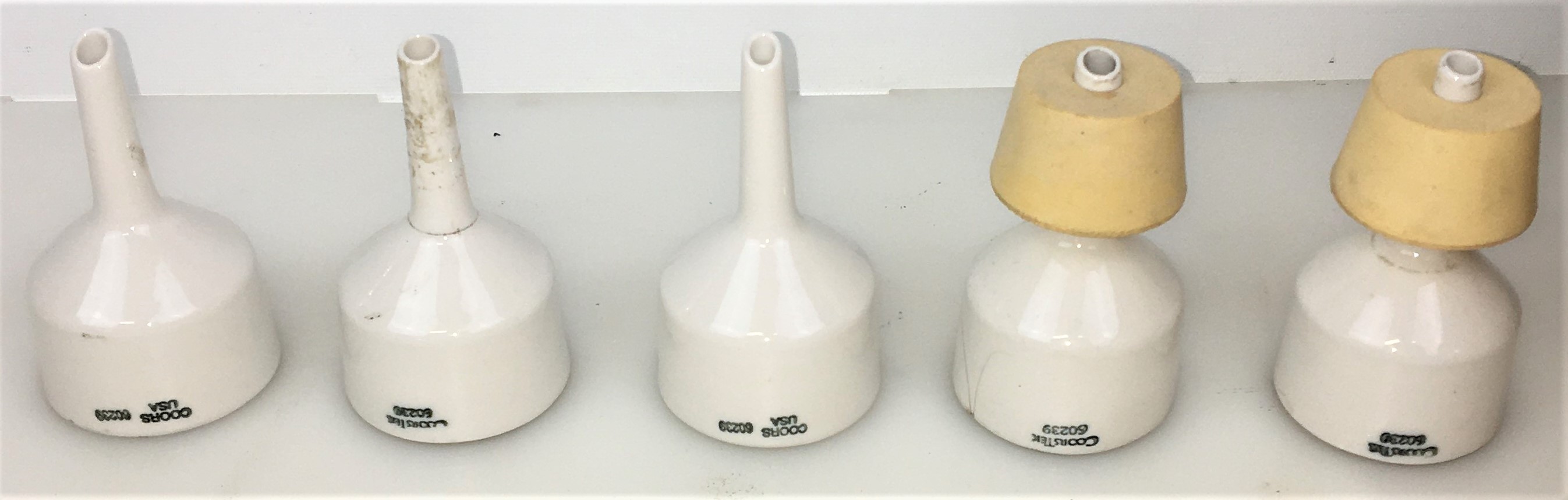 Used CoorsTek 60239 Buchner Funnel - 30mL - For 35 to 40 mm Paper