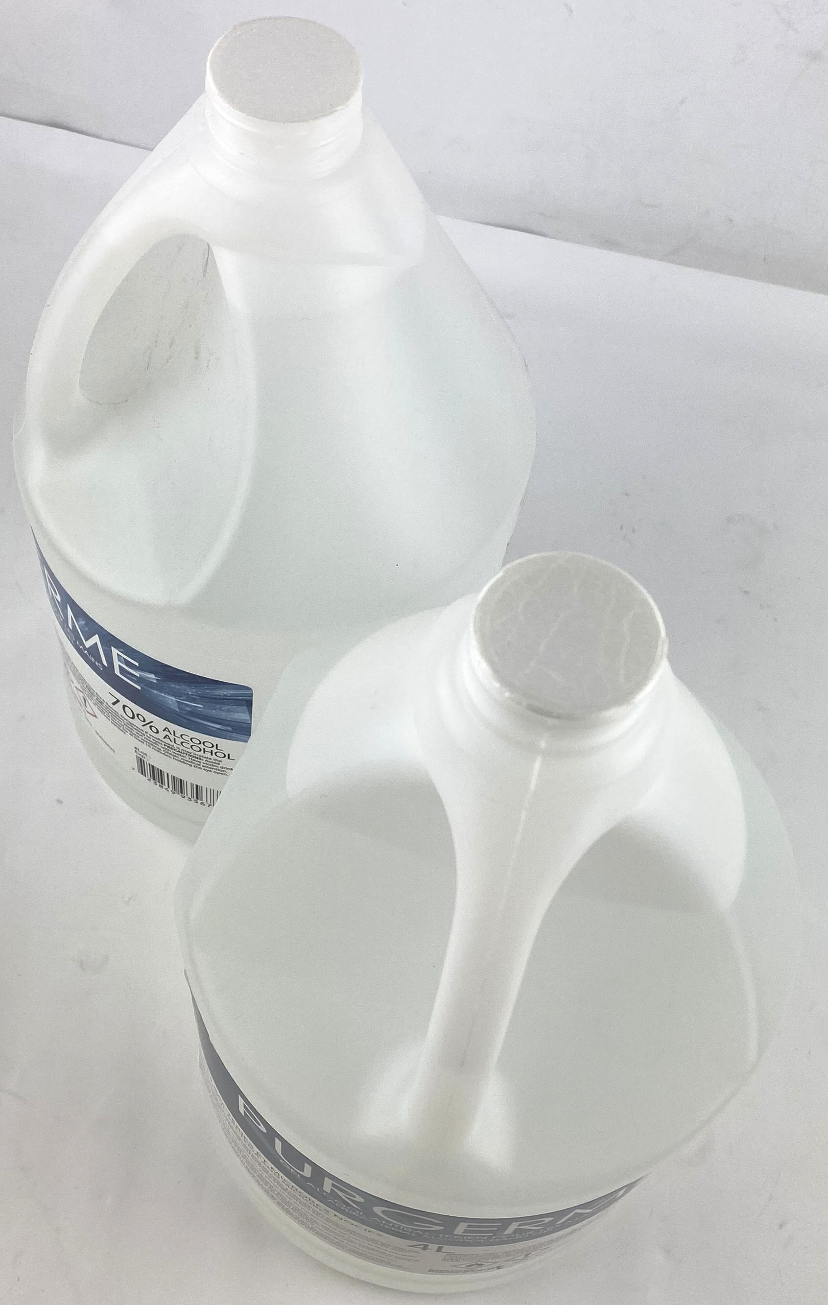 New Open Box Purgerme Antibacterial Hand Sanitizer Gel – 70% Alcohol (5 x 4L)