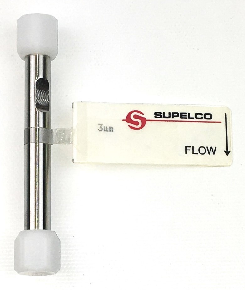 New Open Box Supelco Supelcosil LC-8-DB (58982) HPLC Column (7.5 cm × 4.6 mm x 3µm)