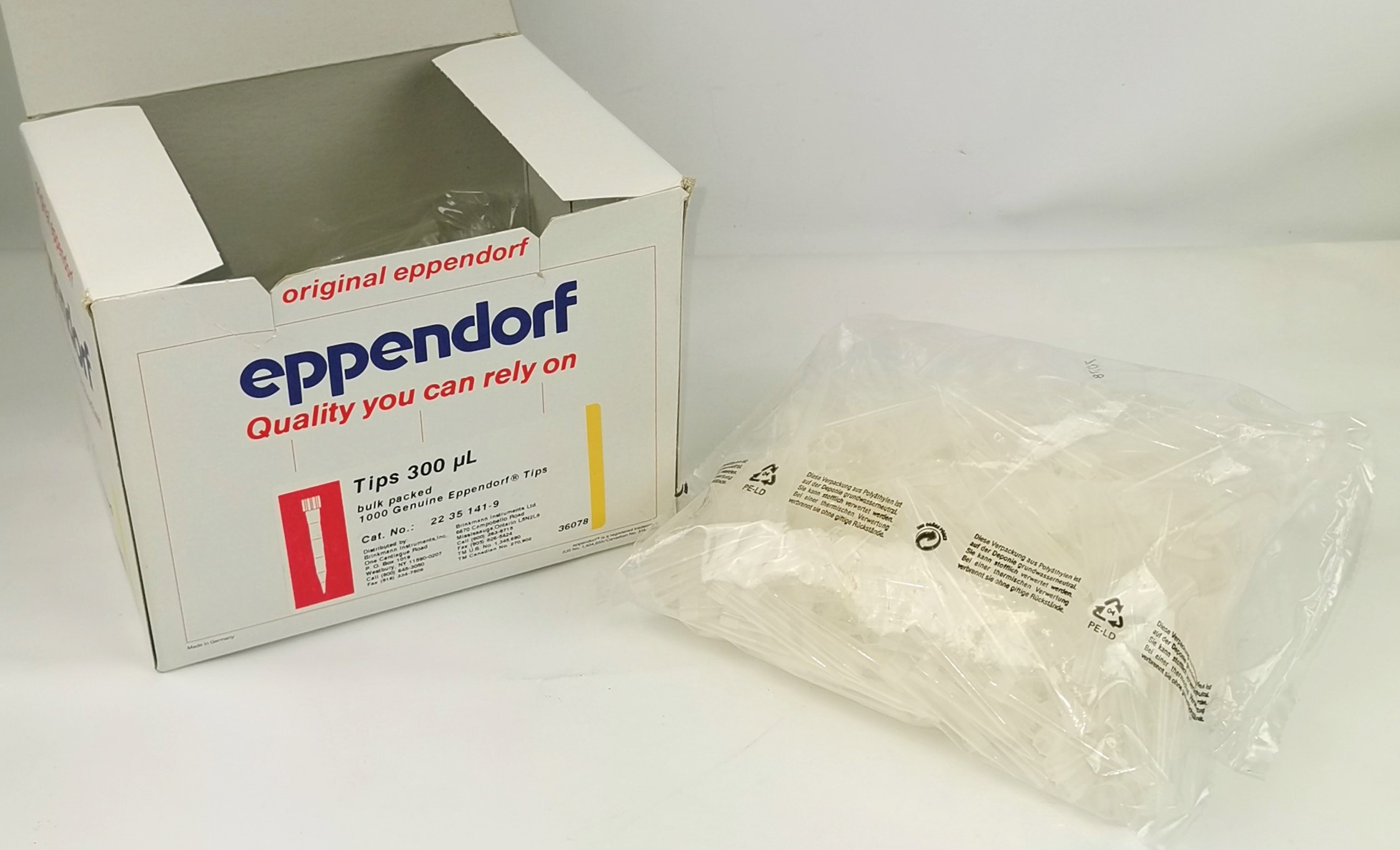 Eppendorf Refillable Pipette Tips Box - 50 To 1000 UL, 96 Tips Per Box, PCR Clean