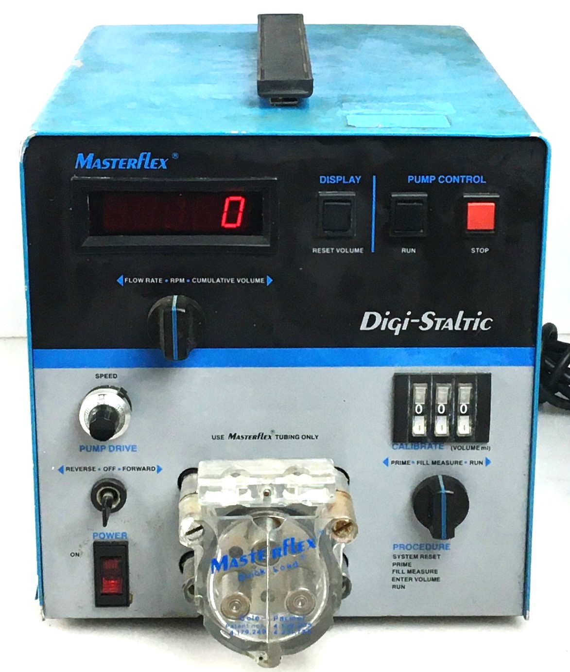 Used Cole-Parmer Masterflex DigiStaltic 7525-00 Peristaltic Pump