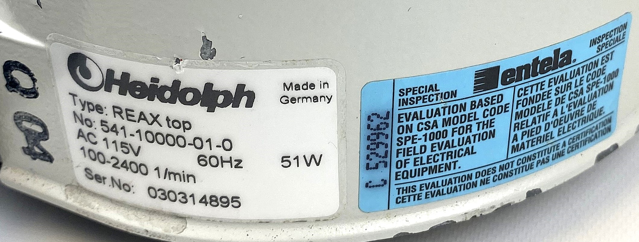 Used Heidolph REAX Top Vortex Mixer