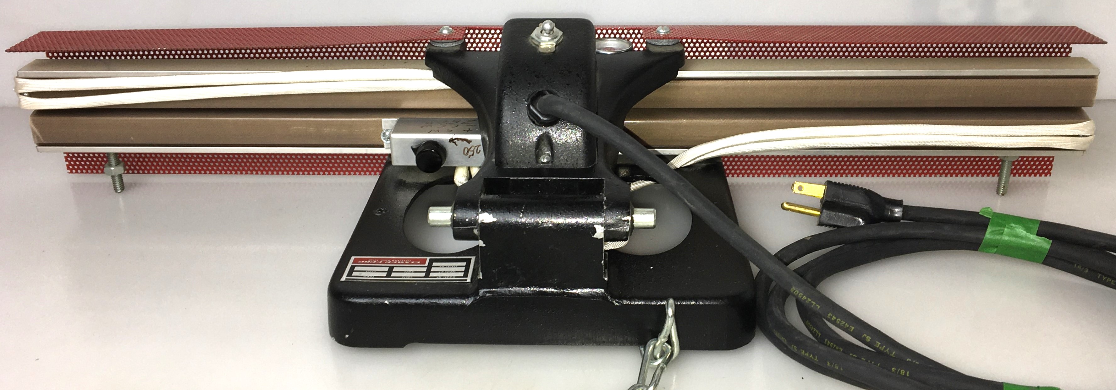 Used Clamco 254B Bench-Mounted Constant Heat Sealer