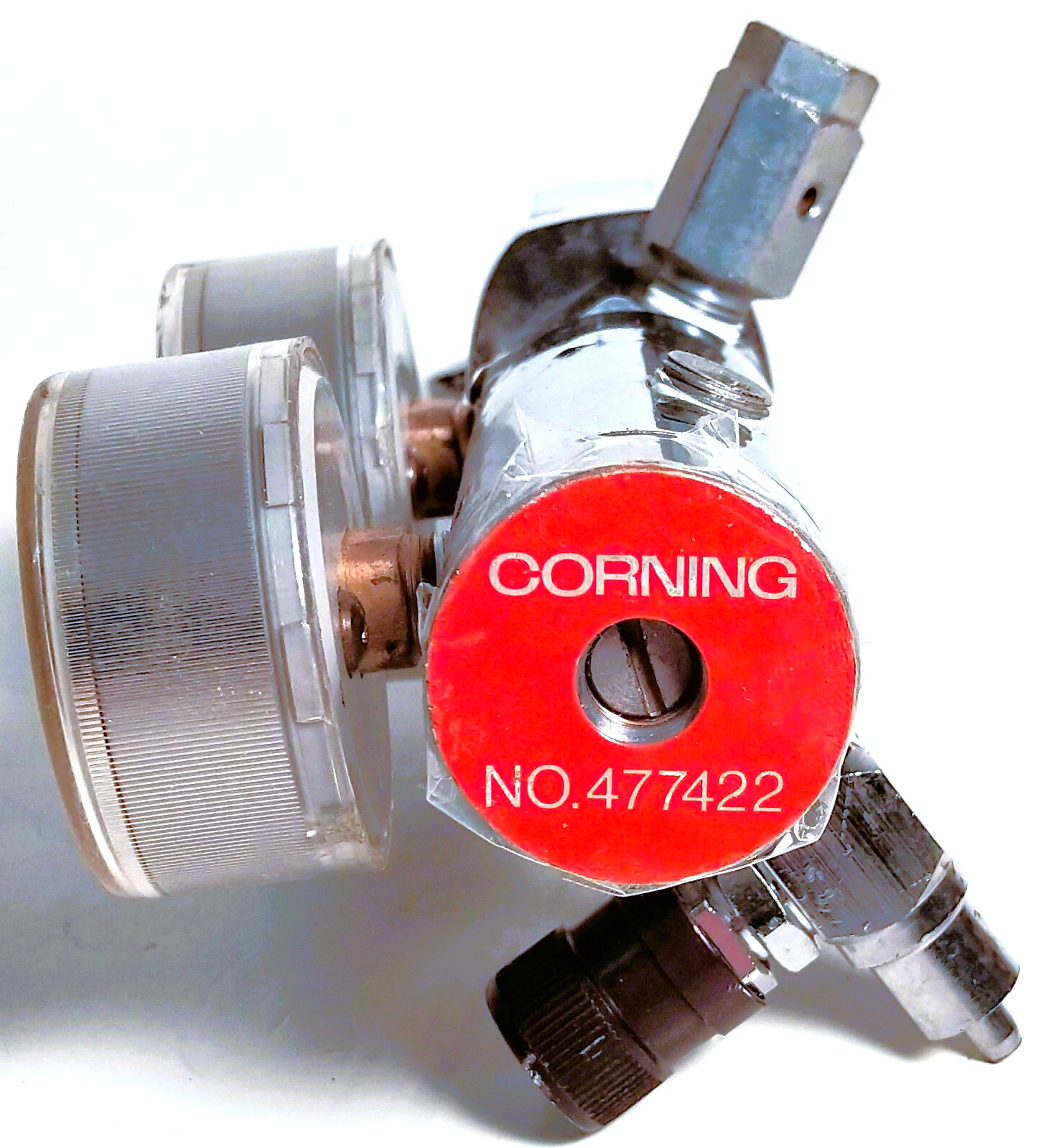 Used Corning 477422 Dual-Stage Pressure Regulator