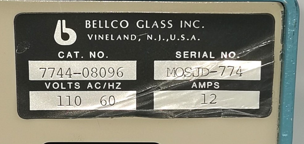 Used Bellco 7744-08096 Mini-Orbital Shaker (16" x 10.5" Platform)