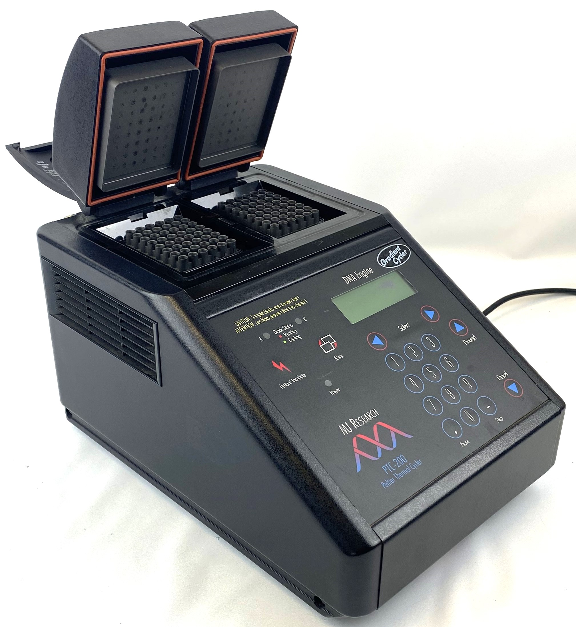 Used MJ Research PTC-200 Thermal Cycler with Alpha Unit Block Assembly