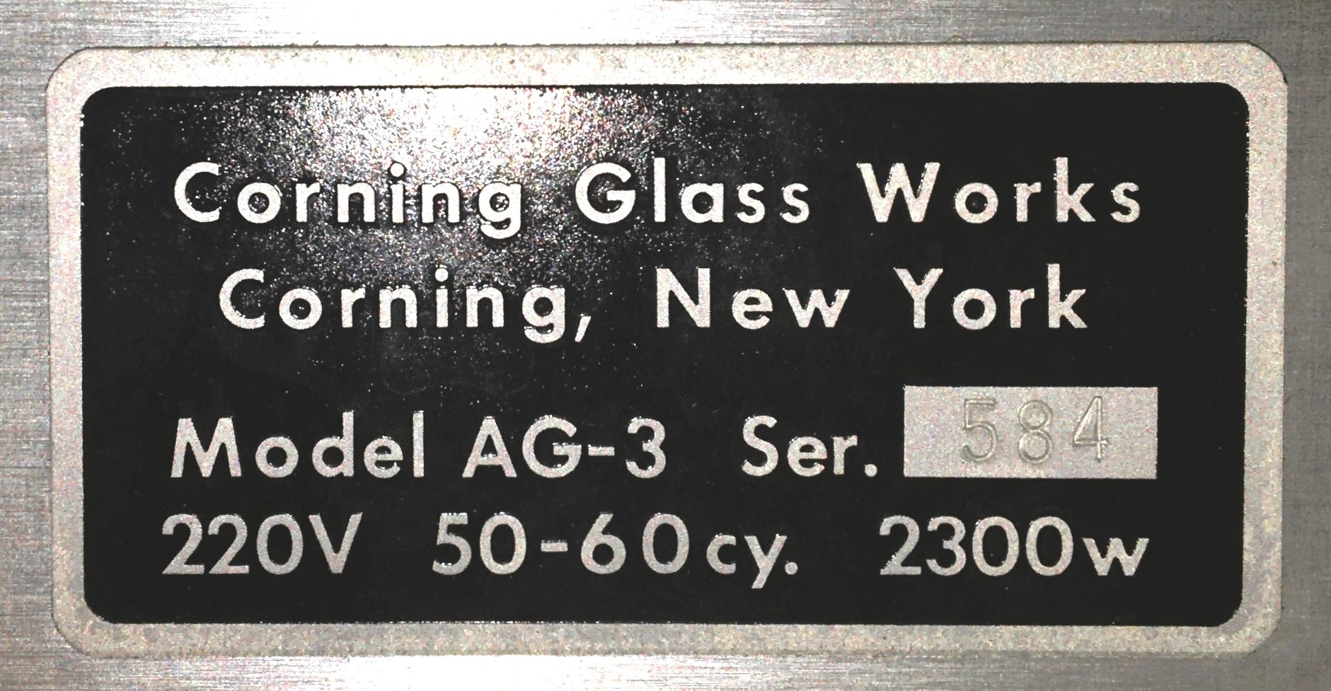 Used Corning AG-3 Water Still