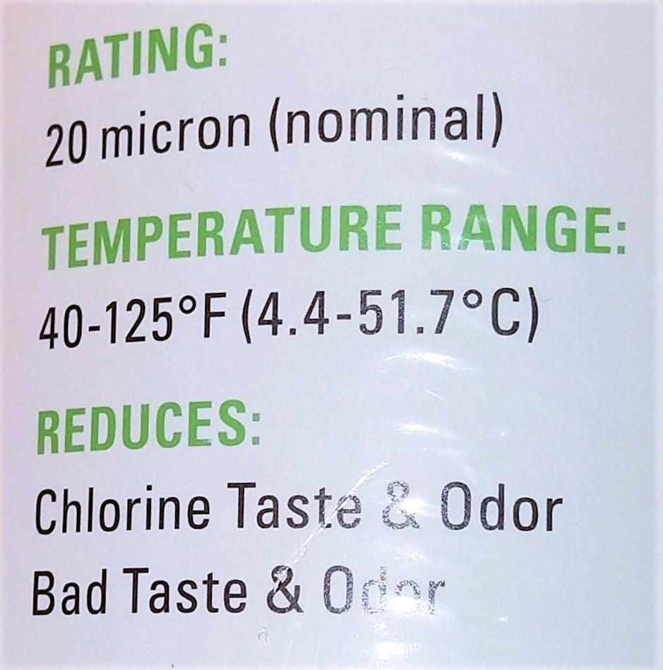 New Pentek GAC-10 Activated Carbon Filter