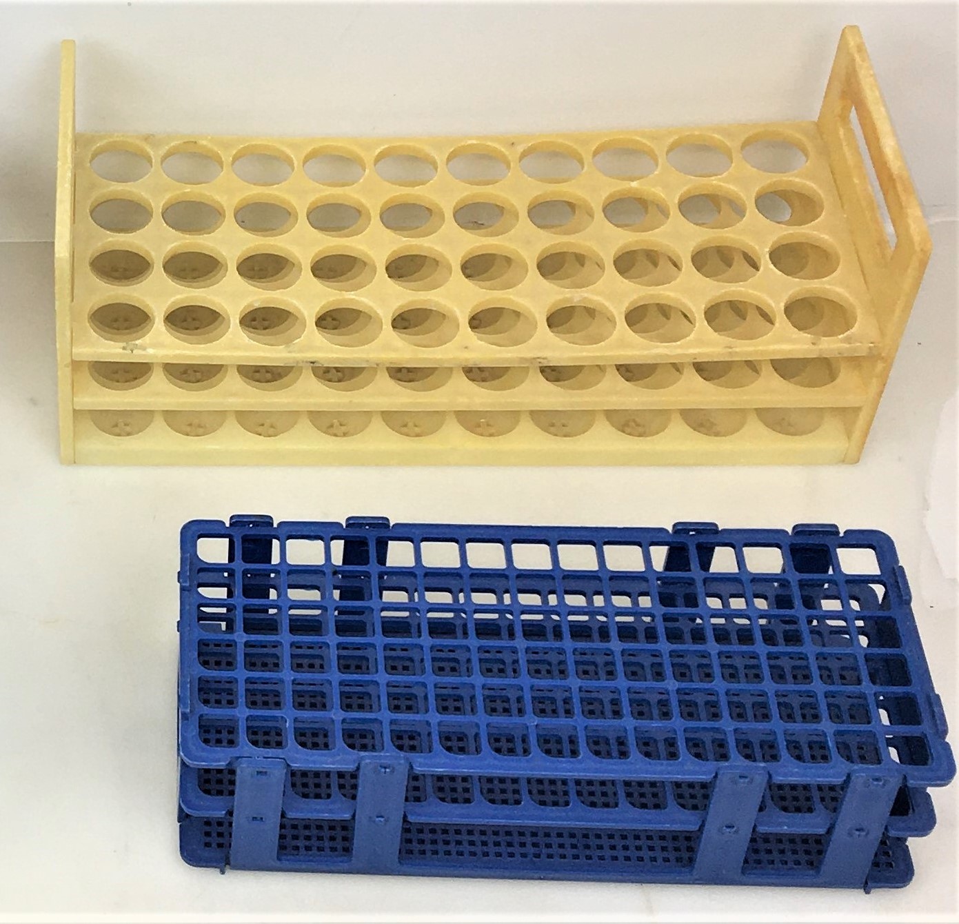 Used Assorted Test Tube Racks (Box of 20)