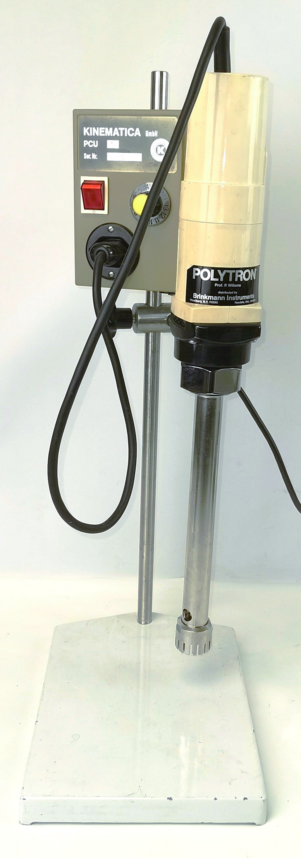 Used Kinematica Polytron PT10-35 Homogenizer with PCU-11 Controller and PT-DA 30 Probe