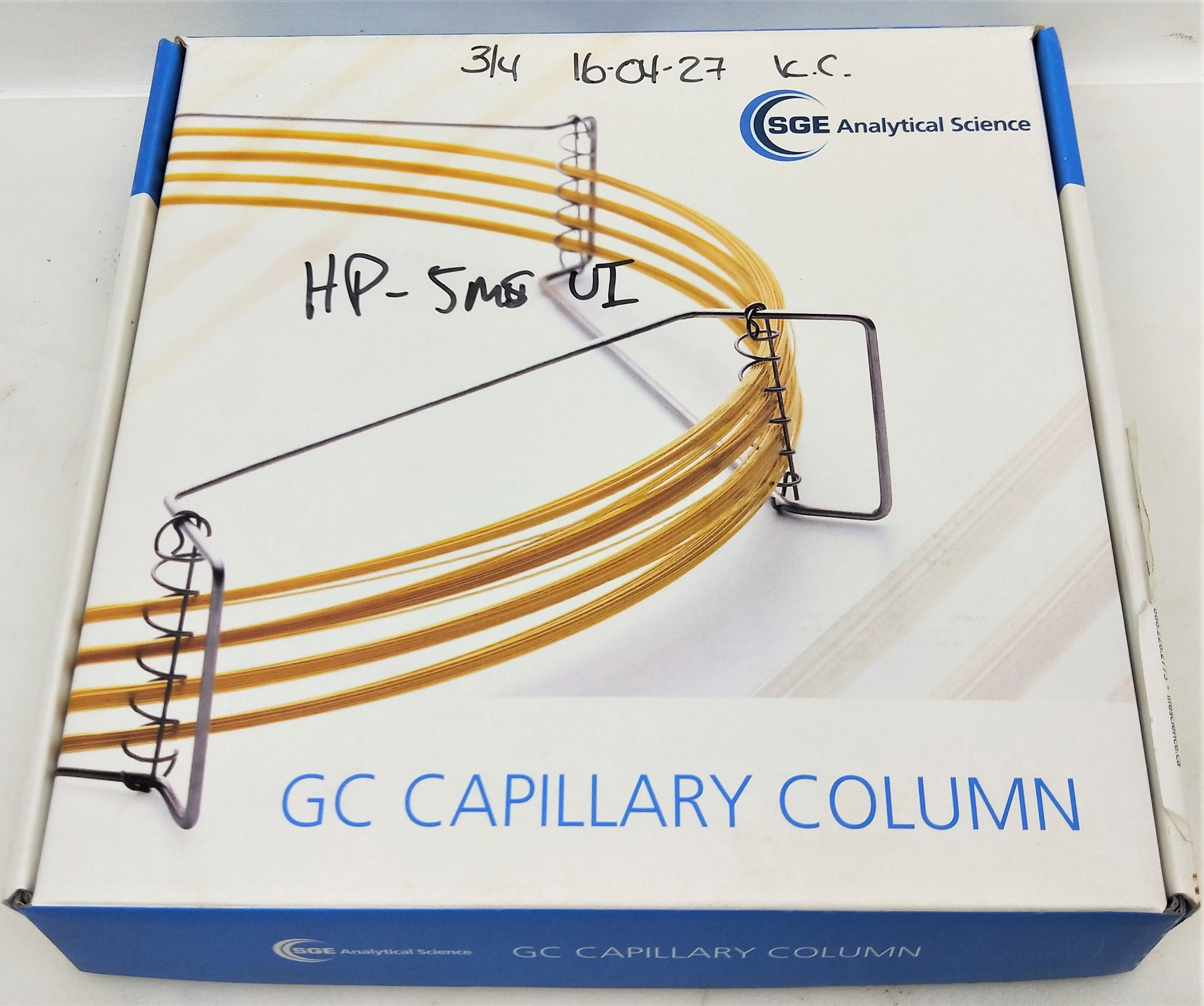 Used Agilent HP-5MS UI (19091S-433UI) Capillary Column (30M x 0.25mm x 0.25µm)