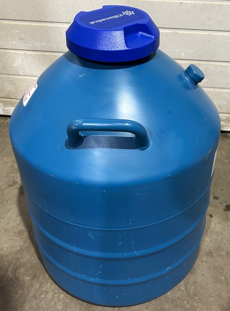 Used IC Biomedical Aptec/NRD Cryogenic Storage Tank (20L)