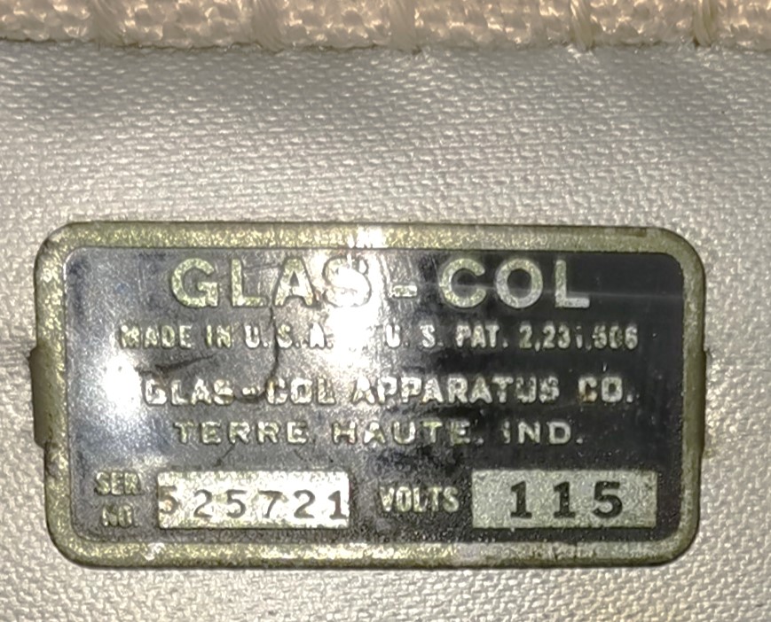 Used Glas-Col O414 Heating Mantle - 5L