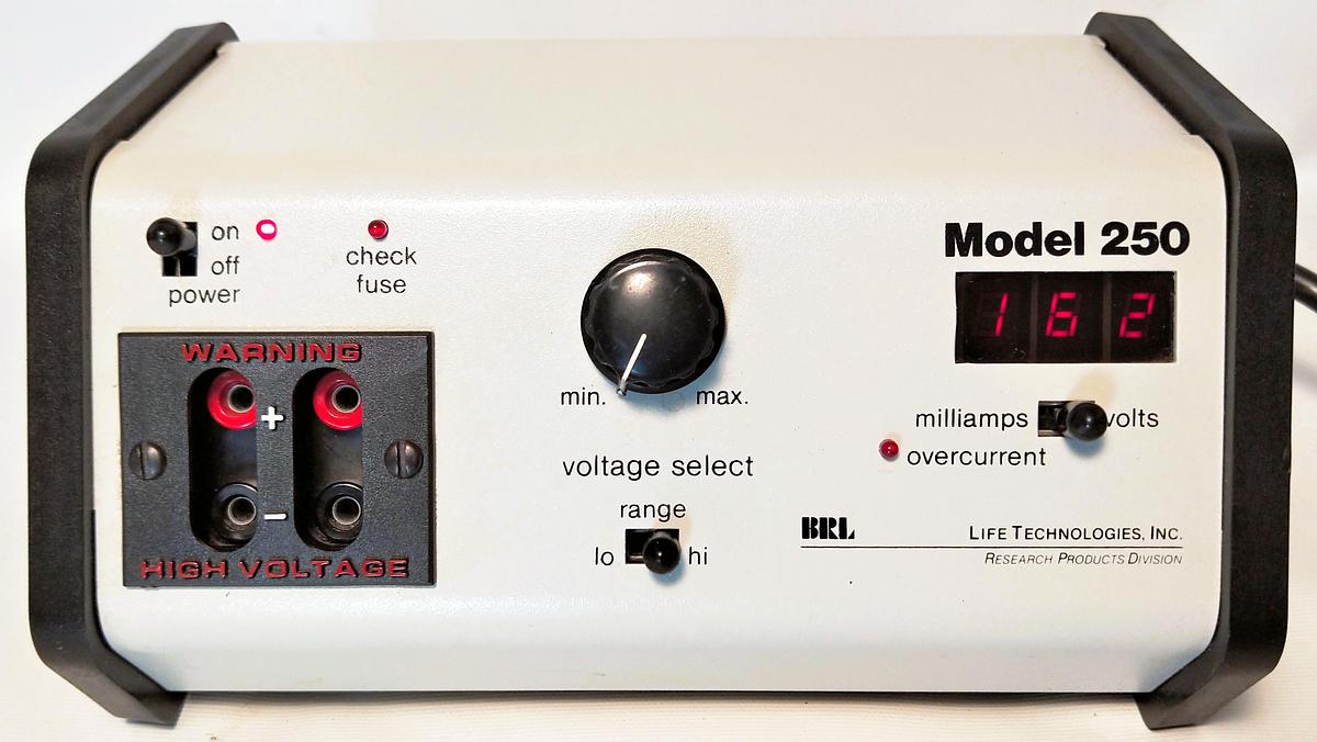 Used Gibco BRL 250 Electrophoresis Power Supply
