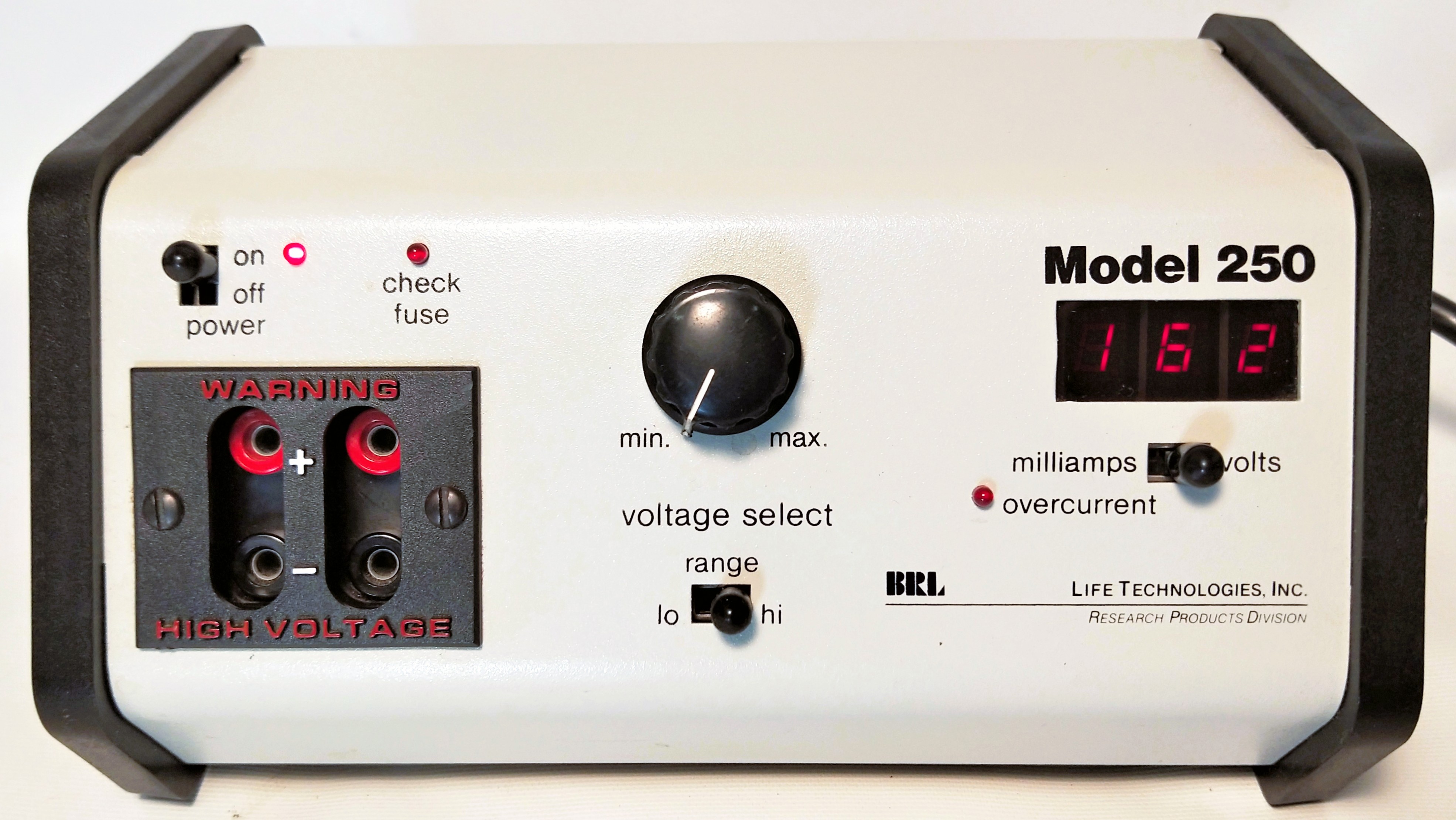 Used Gibco BRL 250 Electrophoresis Power Supply