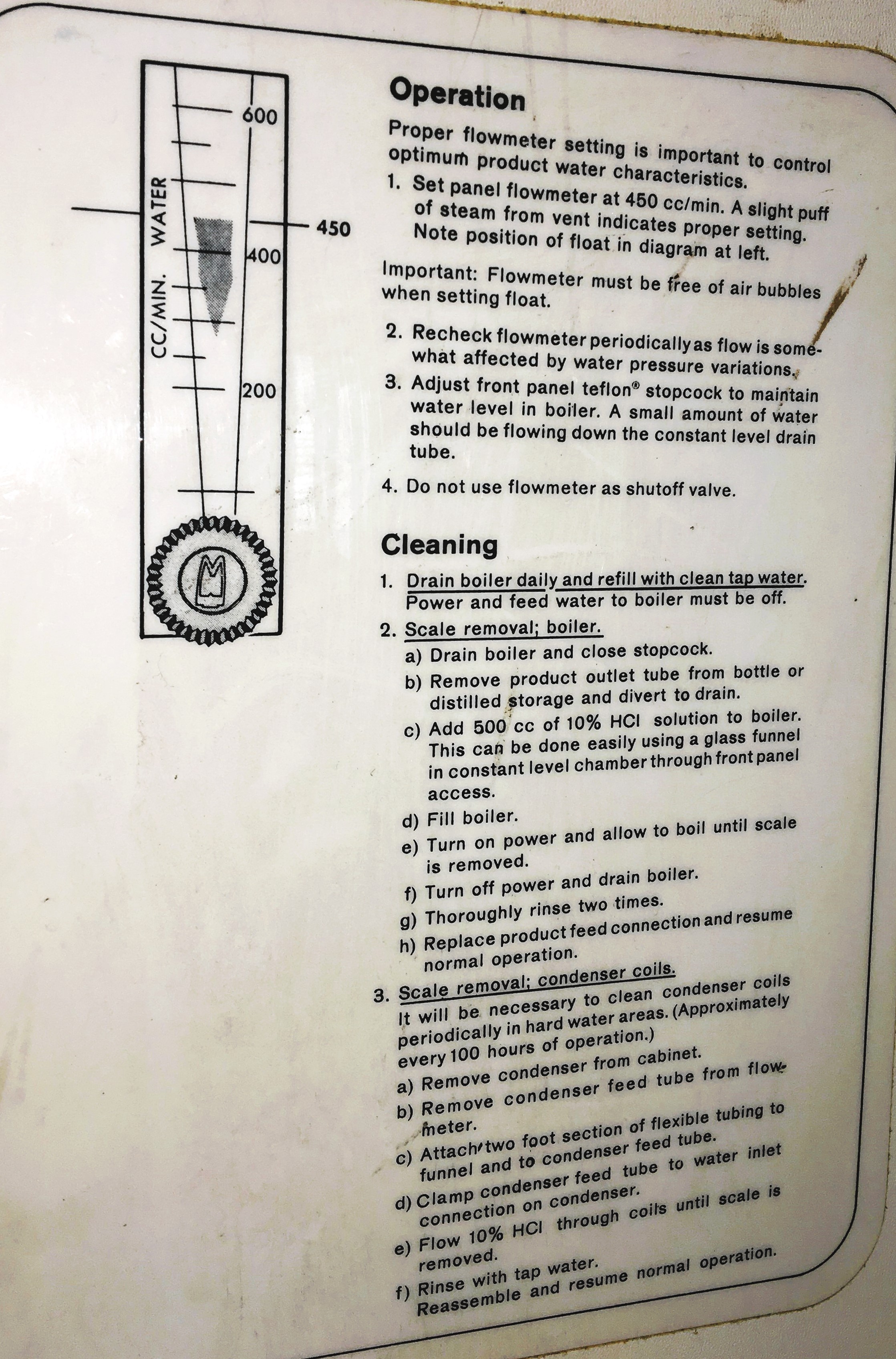 Used Corning AG-3 Water Still