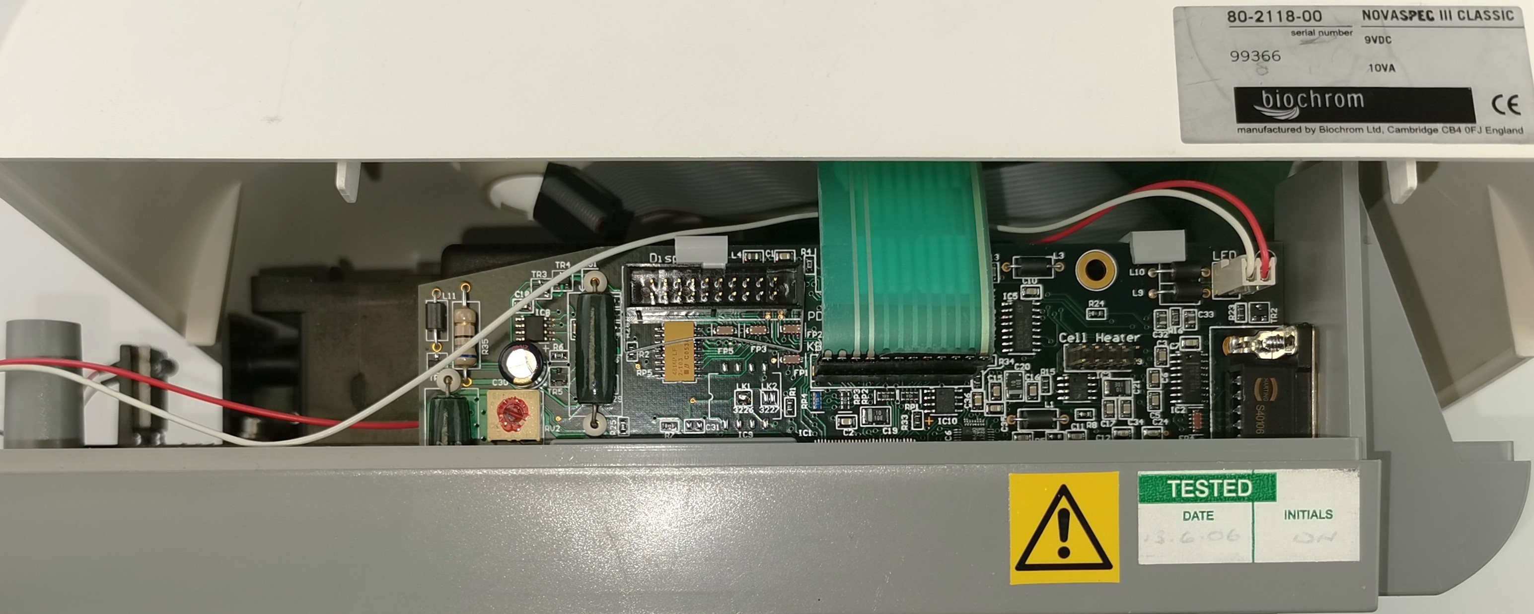 As is Biochrom Novaspec III Classic Visible Spectrophotometer (330 to 830nm)