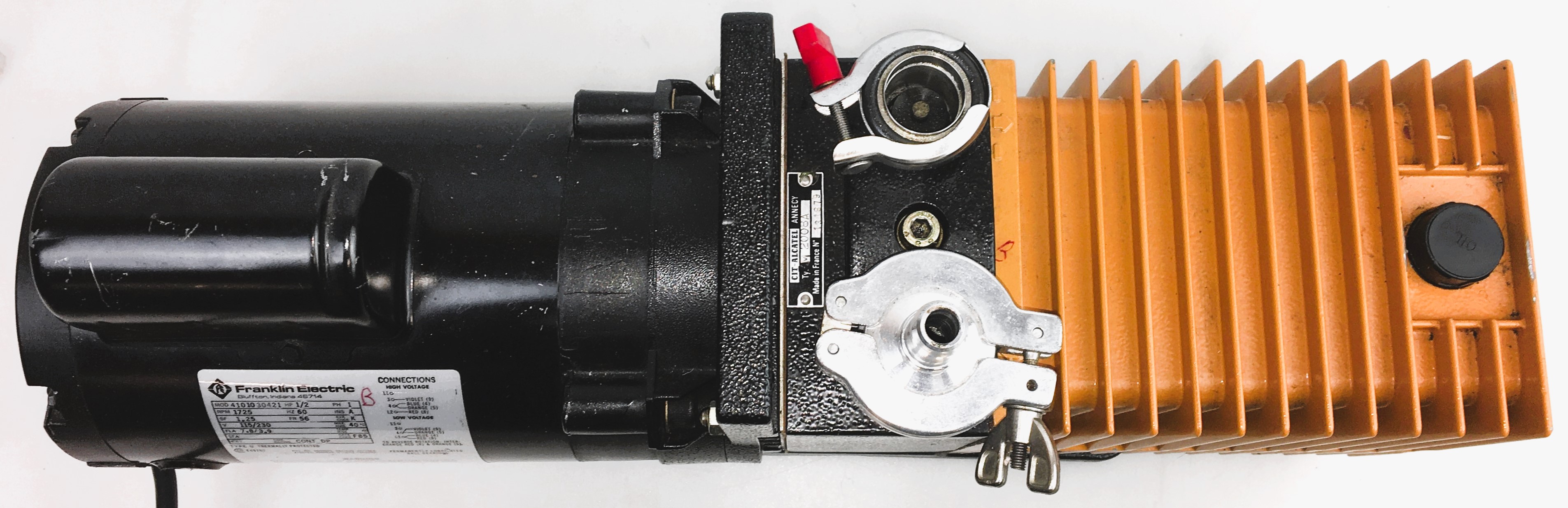 Used Alcatel M2008A Rotary Vacuum Pump (7cfm)
