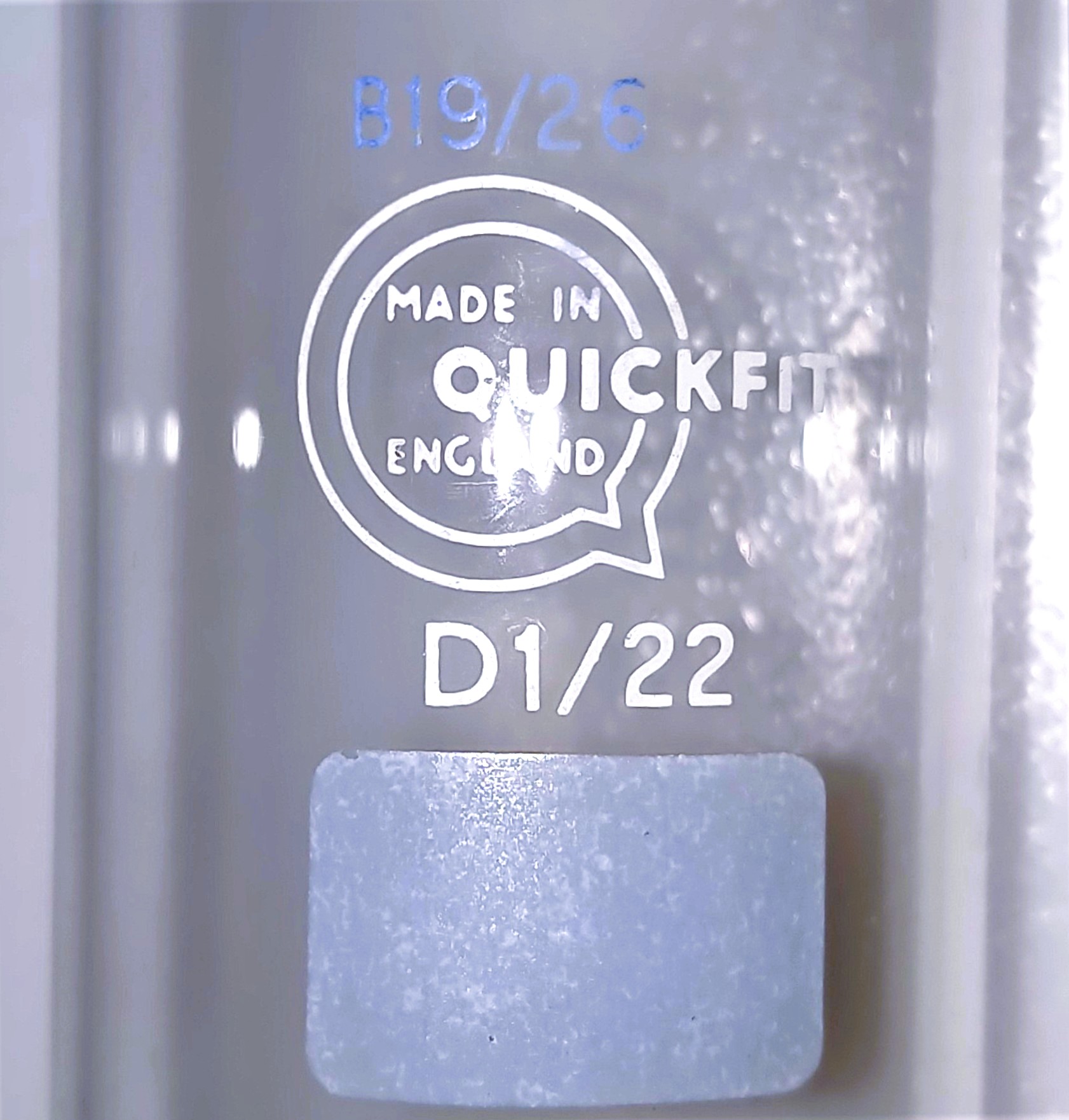 Used QuickFit D1/22 100mL Dropping Funnel with Glass Stopcock