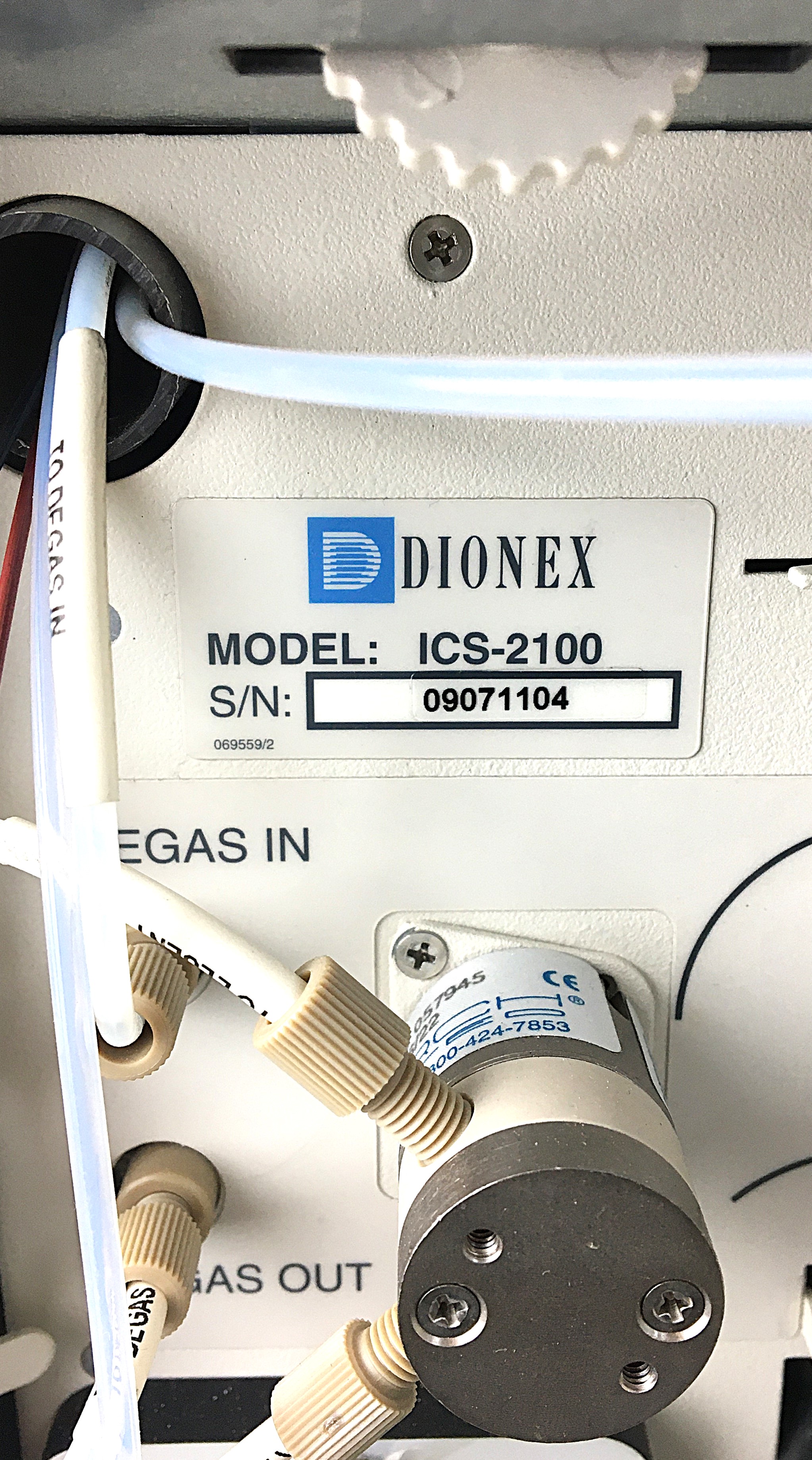 As is Dionex ICS-2100 Ion Chromatograph