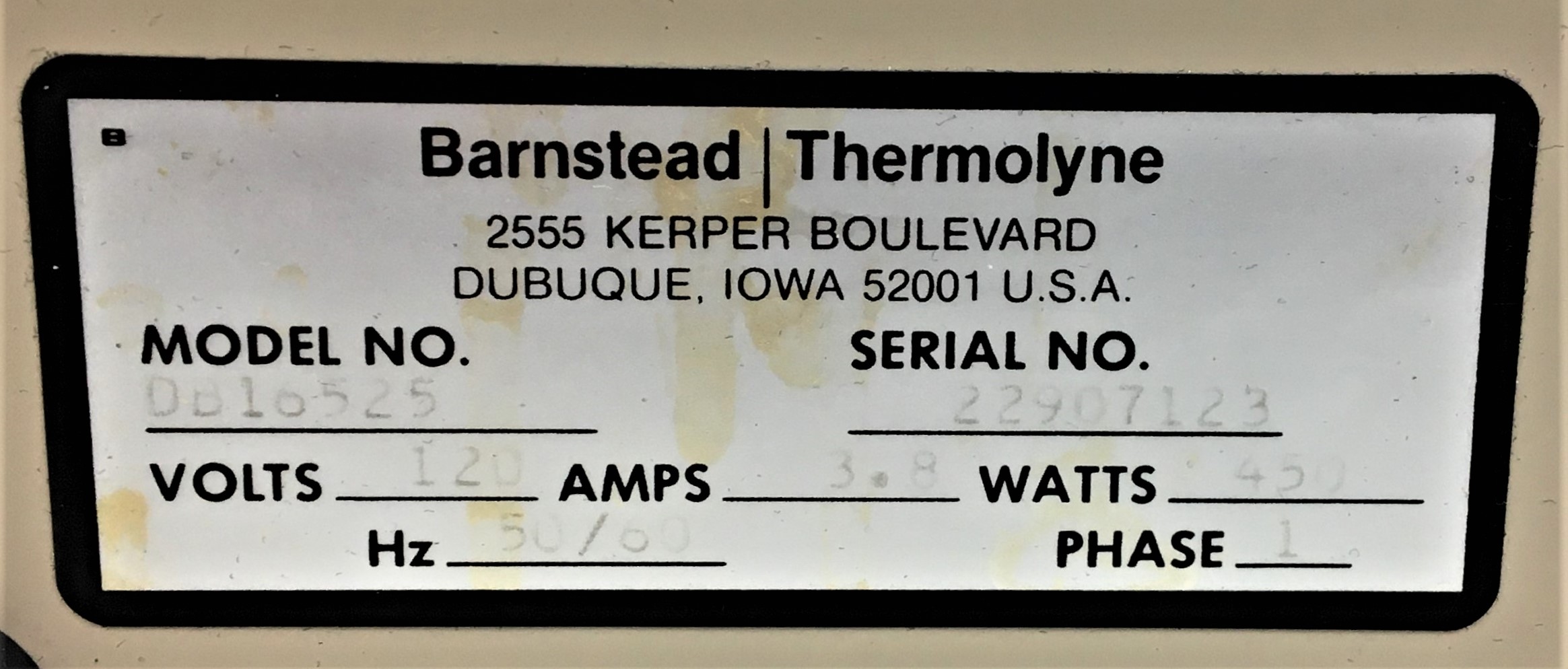 Used Thermolyne Type 16500 Dri-Bath Heater for COD Digestion