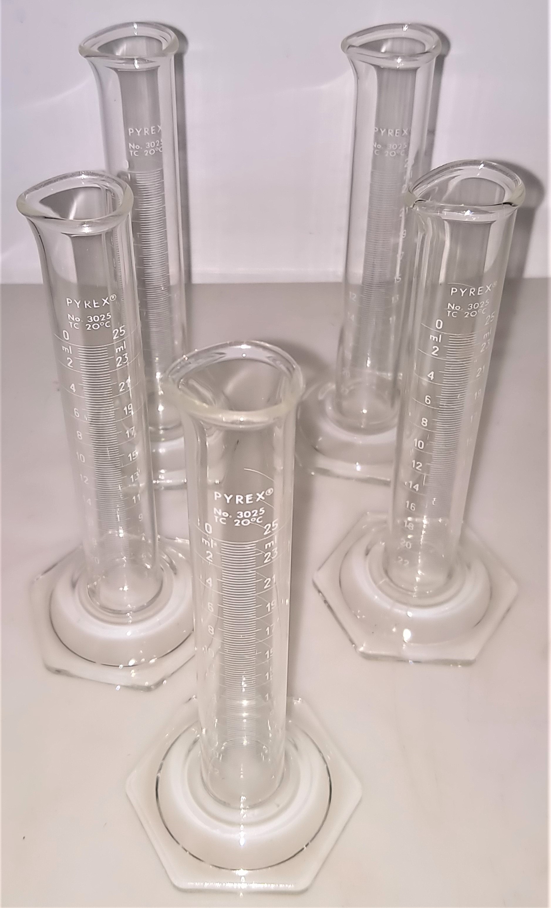 New 25mL Graduated Cylinder - Assorted Brands