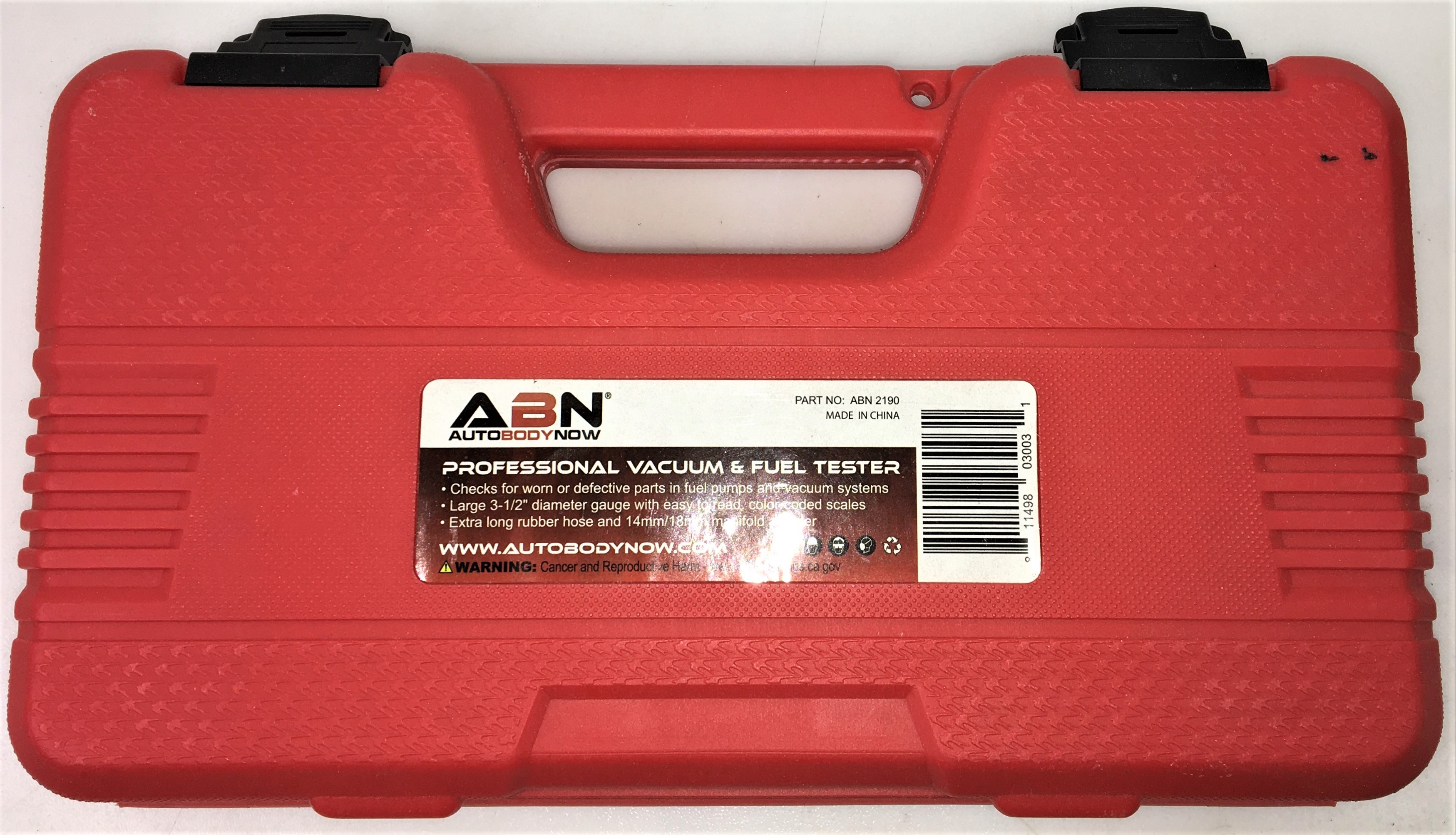 New Open Box AutobodyNow ABN 2190 Vacuum and Fuel Pump Tester Gauge Kit