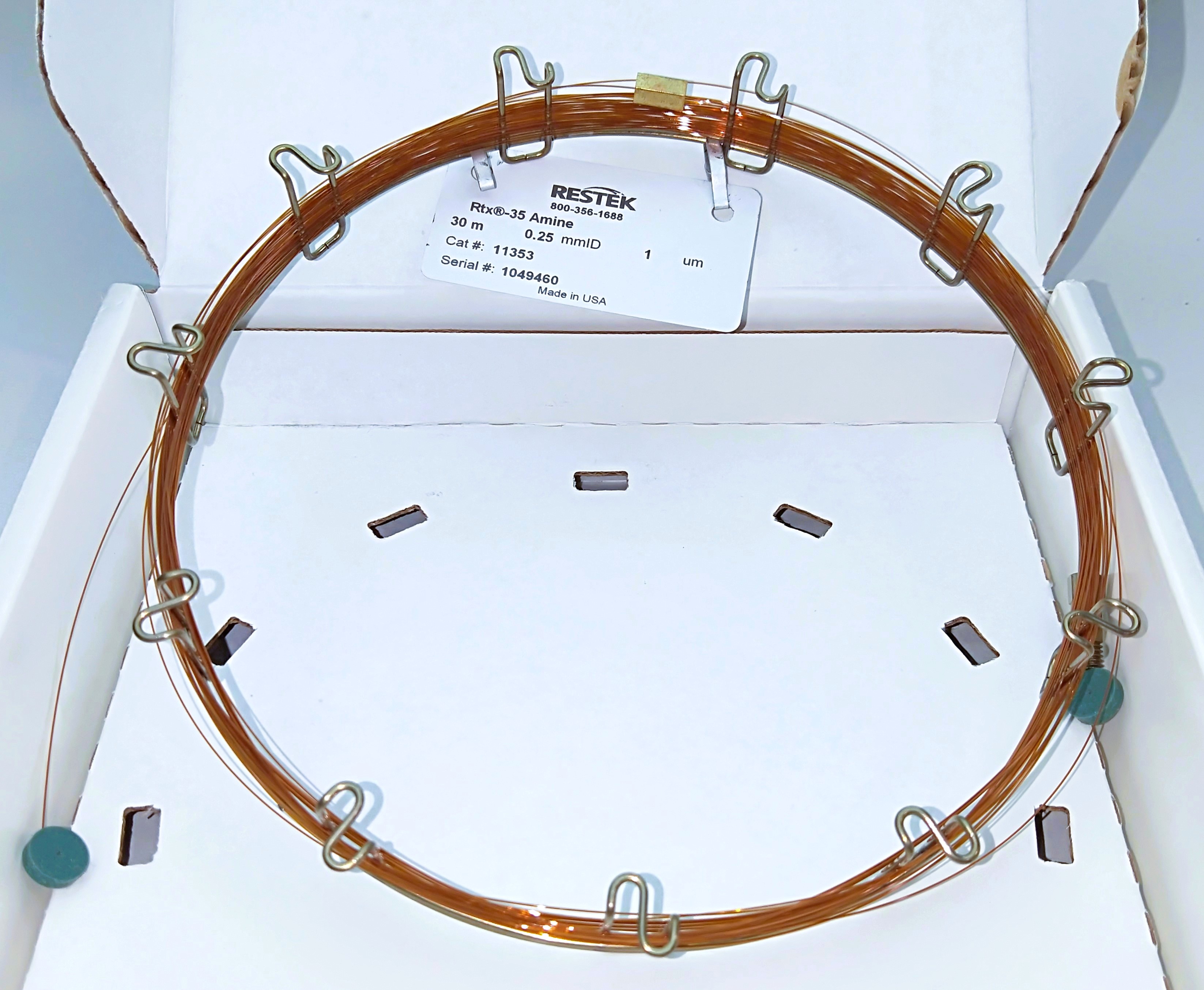 Used Restek Rtx-35 Amine (11353) Capillary Column (30M x 0.25mm x 1µm)