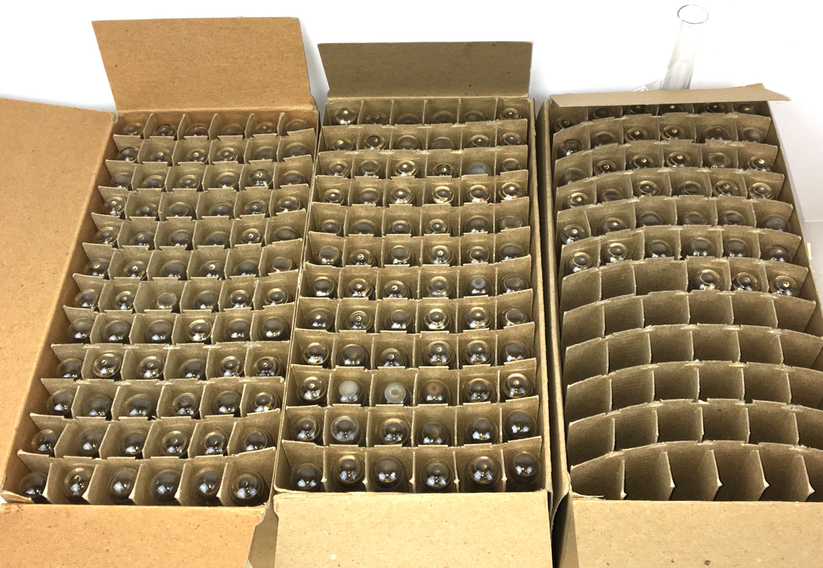 Used Kimble 45048-18150 Culture Tubes - 18 x 150mm (Lot of 184)