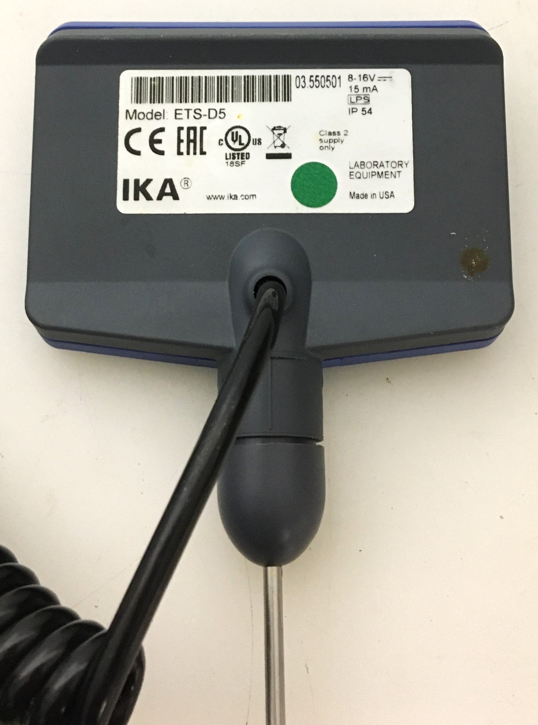 Used IKA RCT Basic S1 Stirring Hot Plate with ETS-D5 Sensor