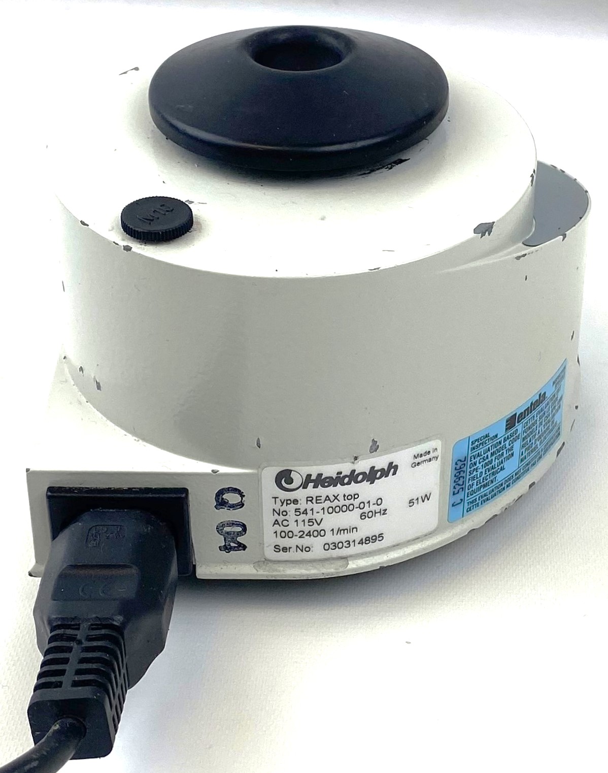 Used Heidolph REAX Top Vortex Mixer