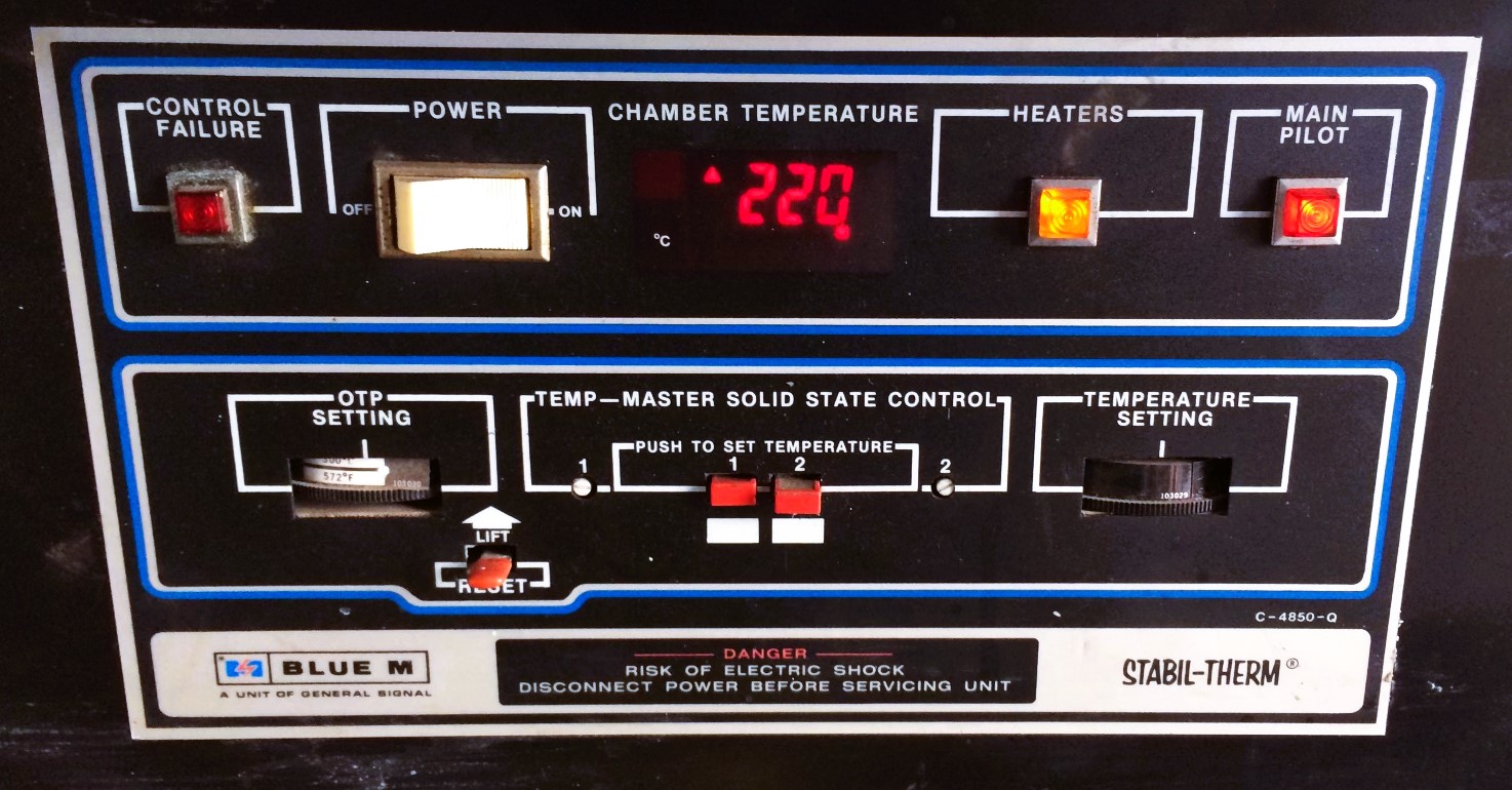 Used Blue-M Stabil-Therm OV-490A-3 Gravity-Convection Oven (3 Cu-Ft)