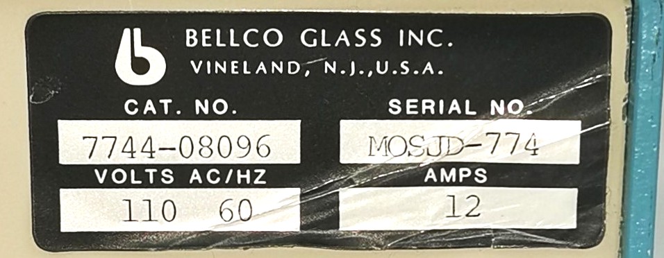 Used Bellco 7744-08096 Mini-Orbital Shaker (16" x 10.5" Platform)