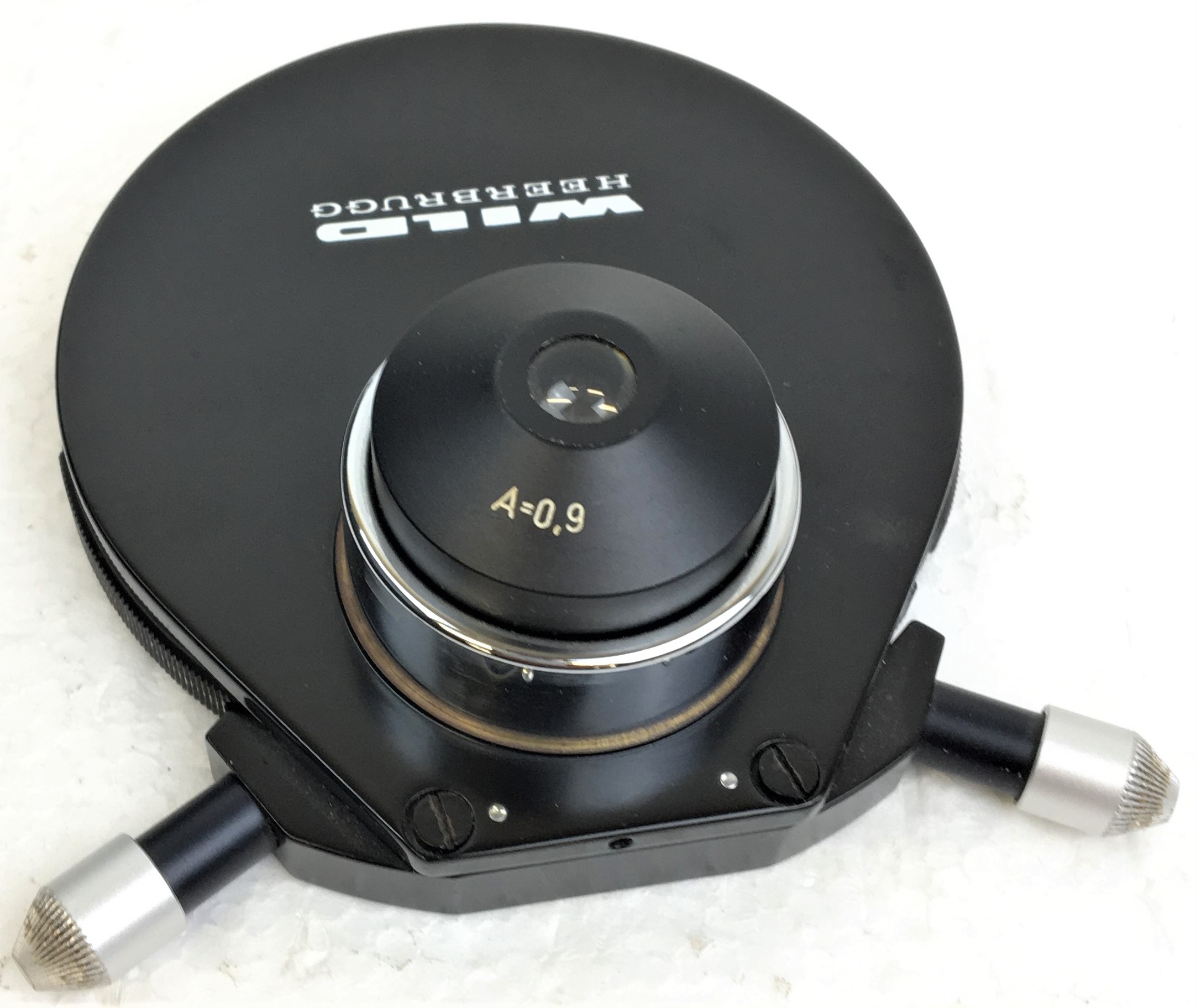 Used Wild M12 Binocular Phase-Contrast Microscope with Illuminator (40X to 400X)
