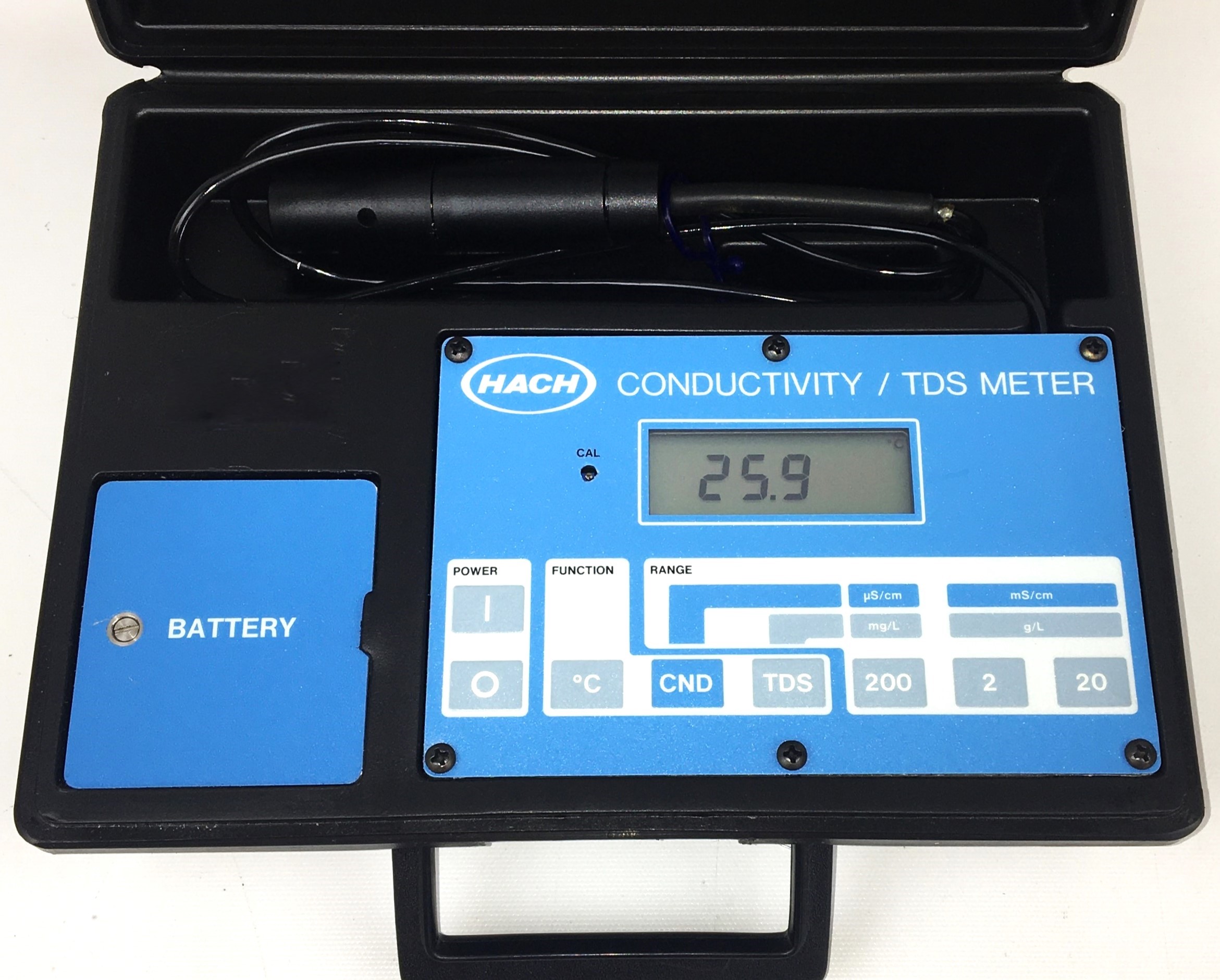 Used Hach ONE (44600-00) Conductivity-TDS Meter with Probe