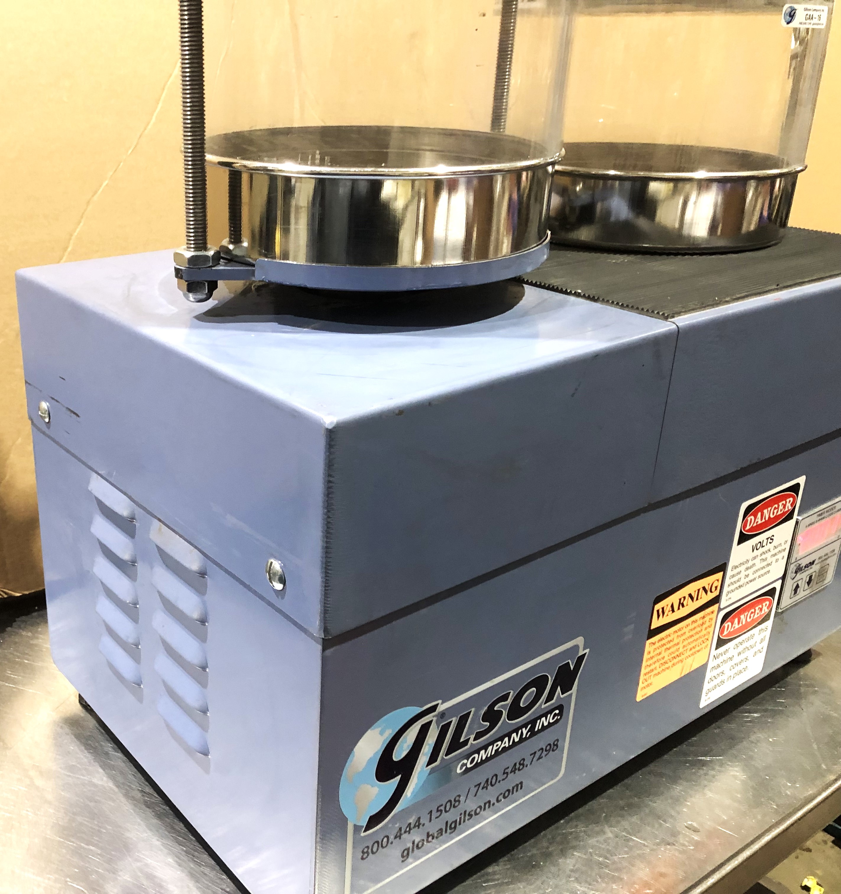 Used Gilson SS-8R Tapping Sieve Shaker